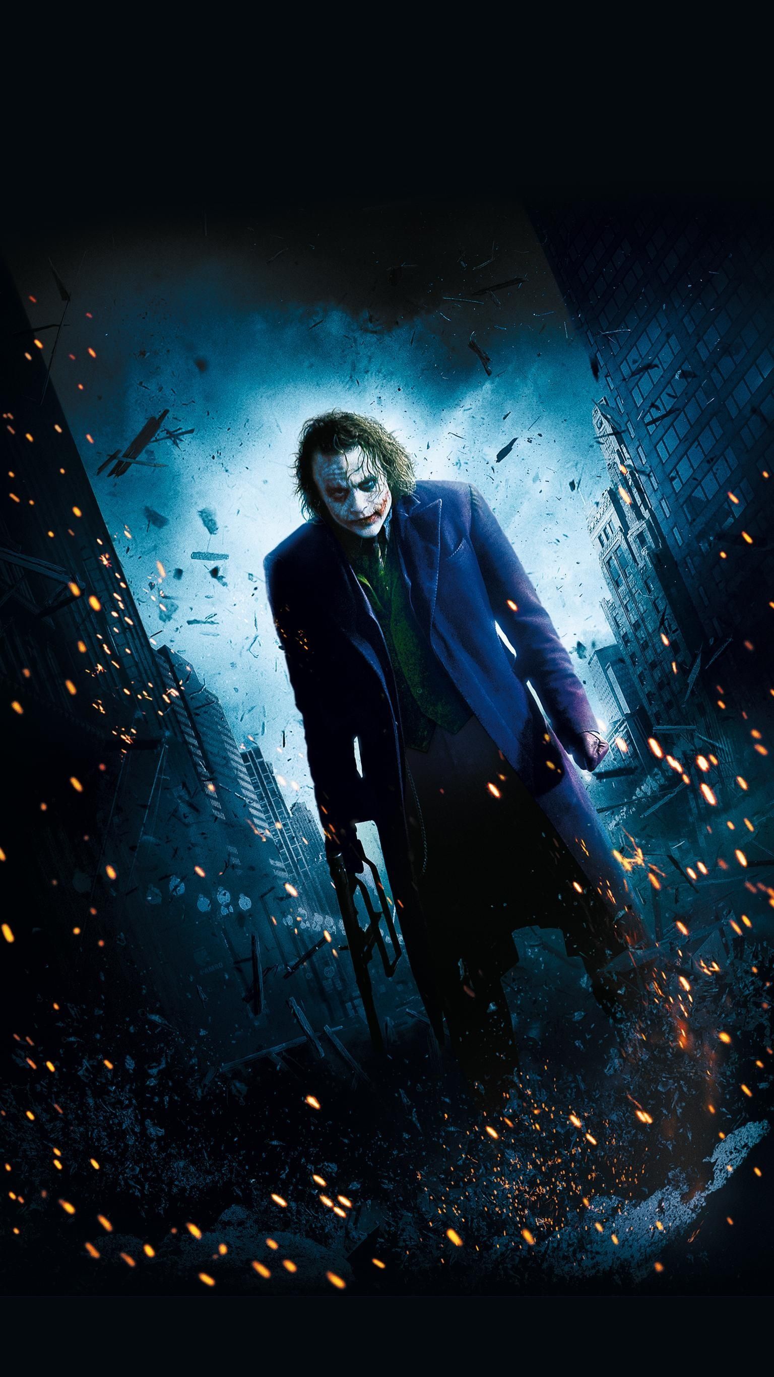 1536x2732 Heath Ledger (Joker) Wallpaper
