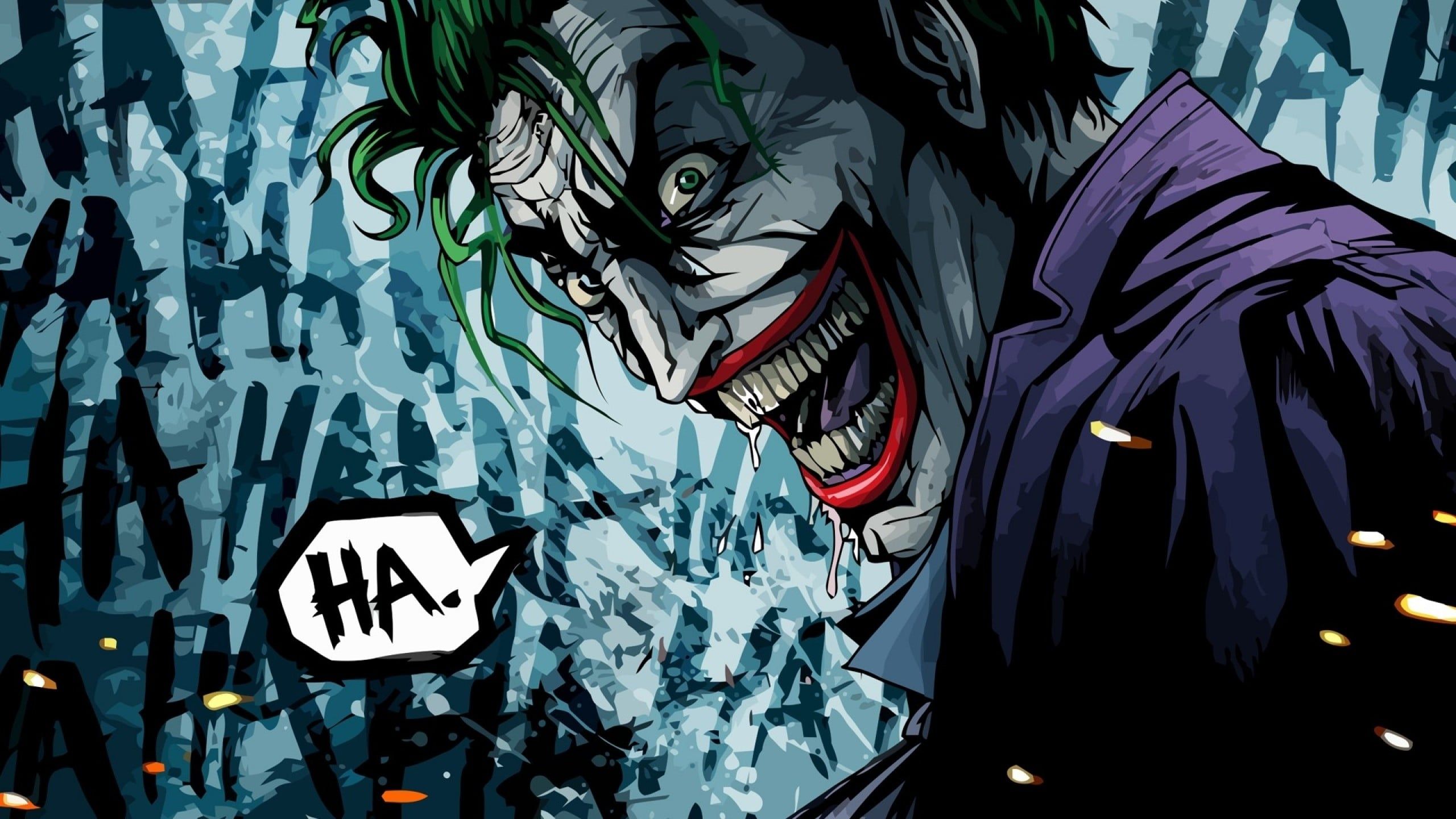2560x1440 Joker Comic Wallpaper 2K for Desktop
