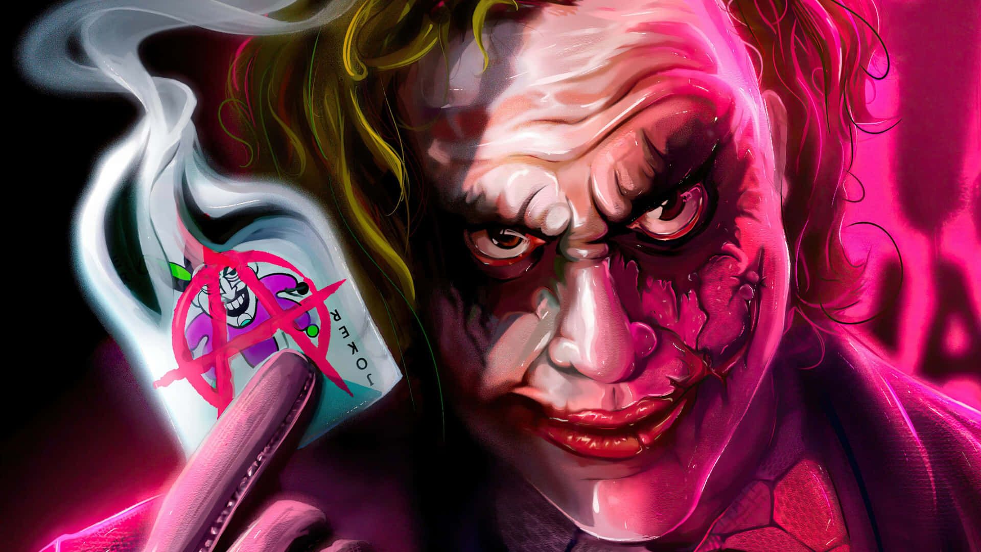 1920x1080 Dark Knight Joker In 4K Ultra HD Wallpaper