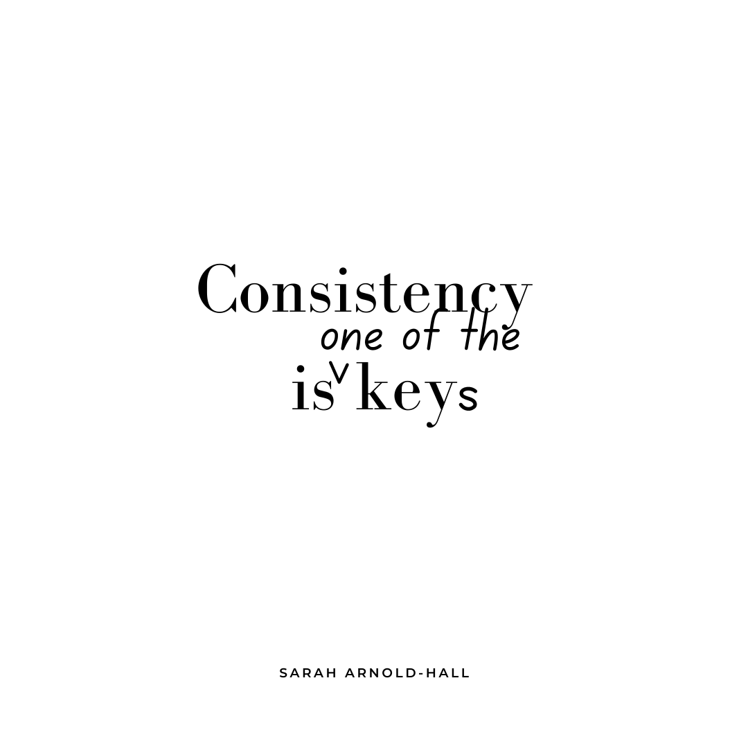 1080x1080 Consistency Is Only One of the Keys