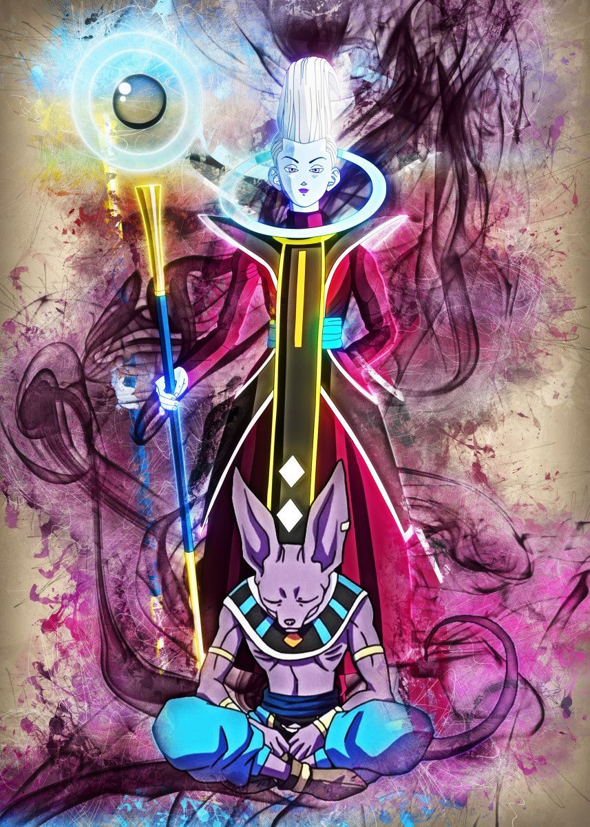 857x1200 Whis And Beerus Wallpaper