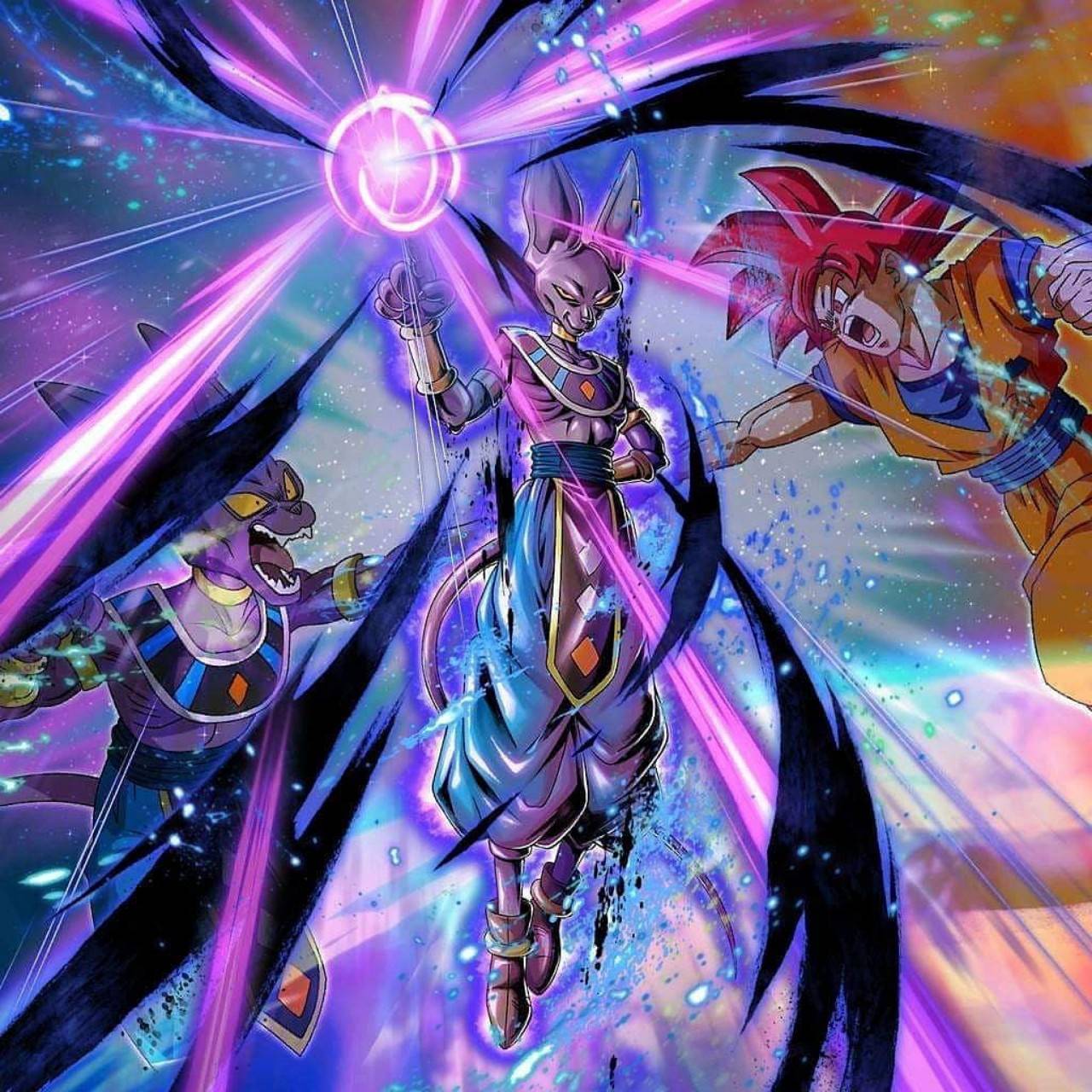 1280x1280 Beerus And Whis Wallpaper