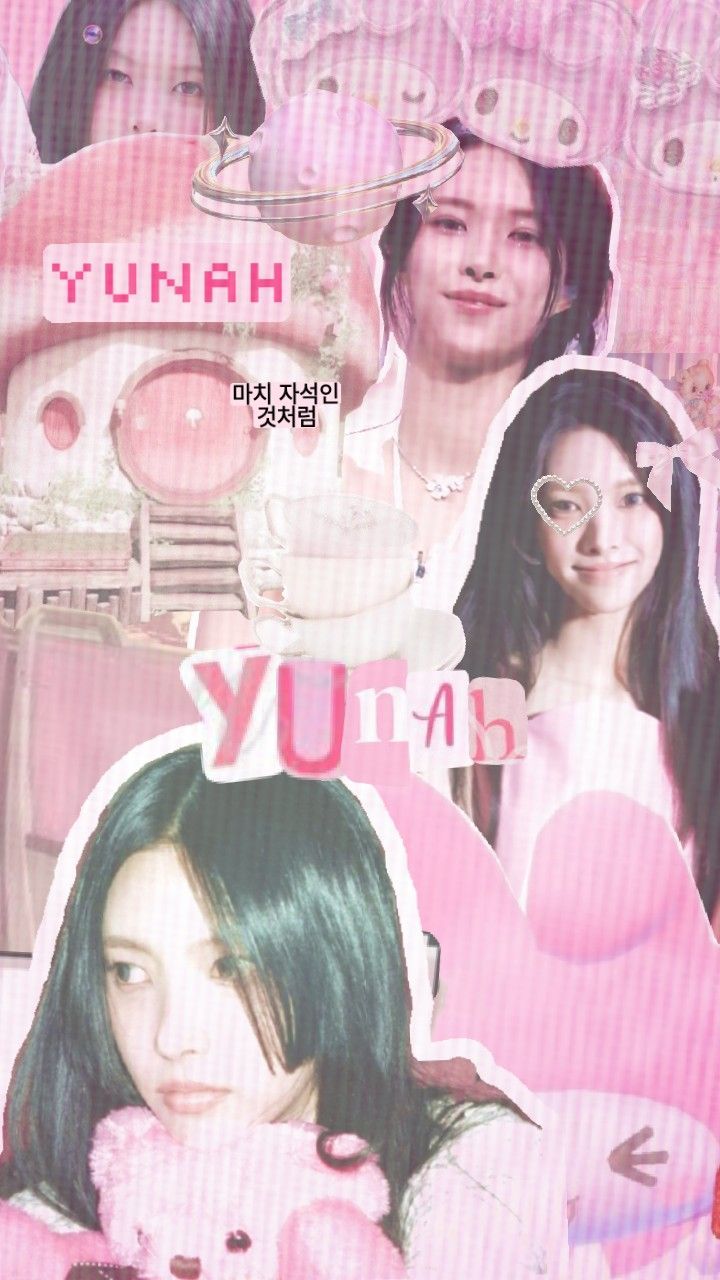 720x1280 Illit pink aesthetic. Yunah wallpaper, Kpop pink prints, Yunah illit pink