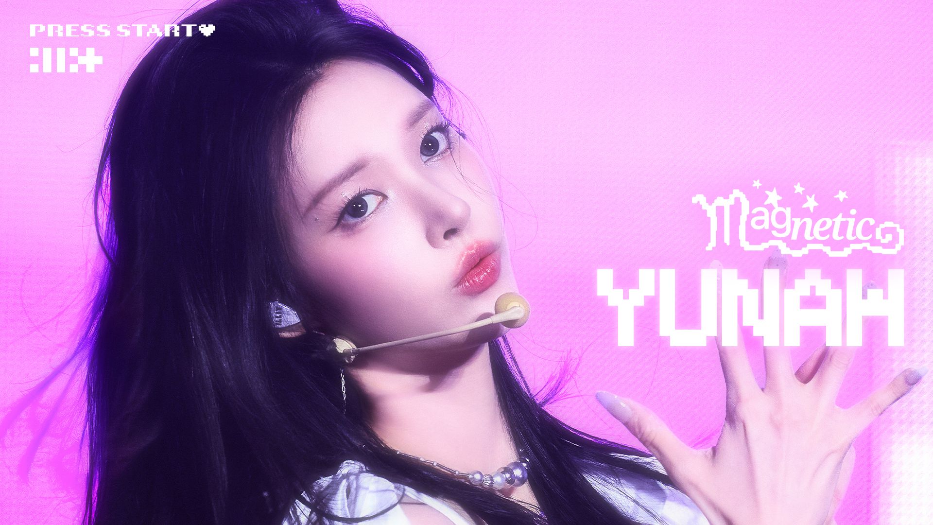1920x1080 ILLIT (아일릿) ‘Magnetic’. #YUNAH Focus. PRESS START♥
