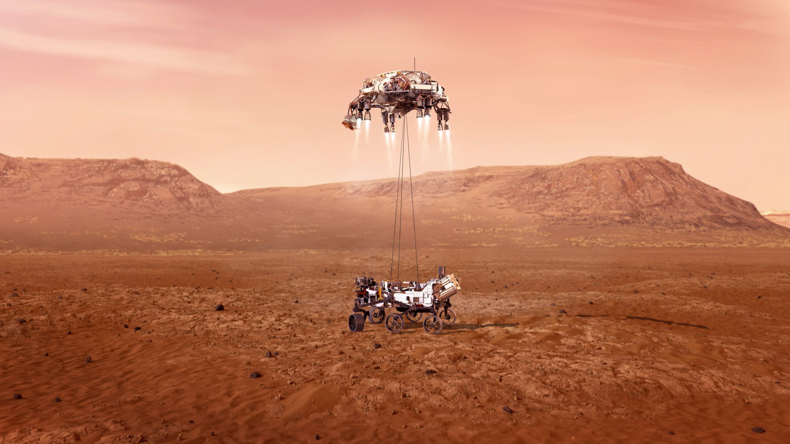 2560x1440 Mars Perseverance Rover Landing Year Anniversary Associates, Inc