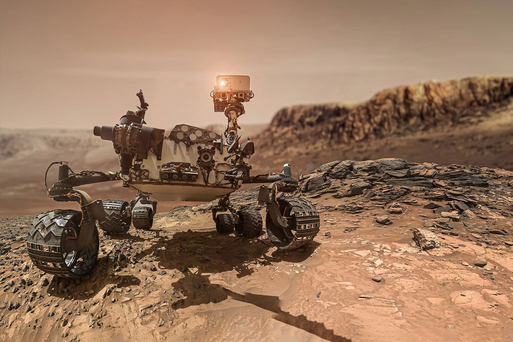 1692x1128 The Mars rover accidentally adopted a pet rock