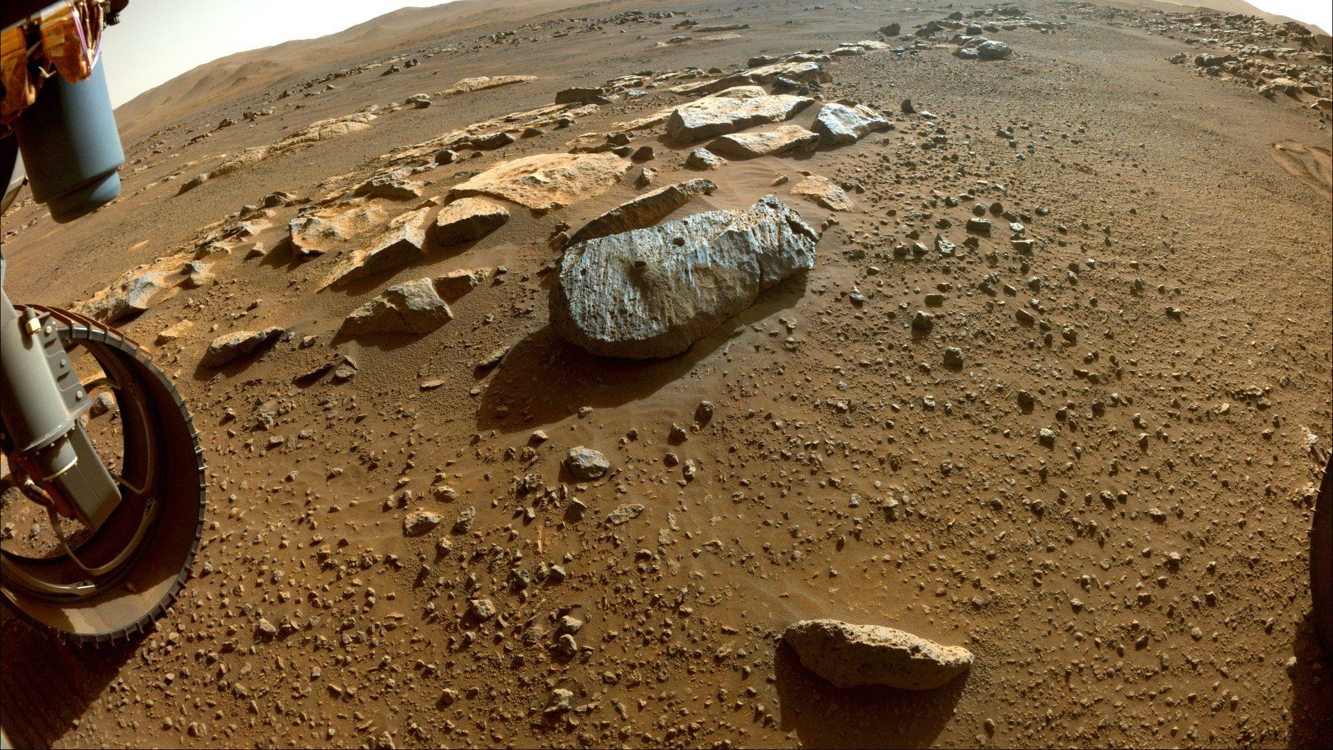 1920x1080 NASA's Perseverance rover takes first rock samples