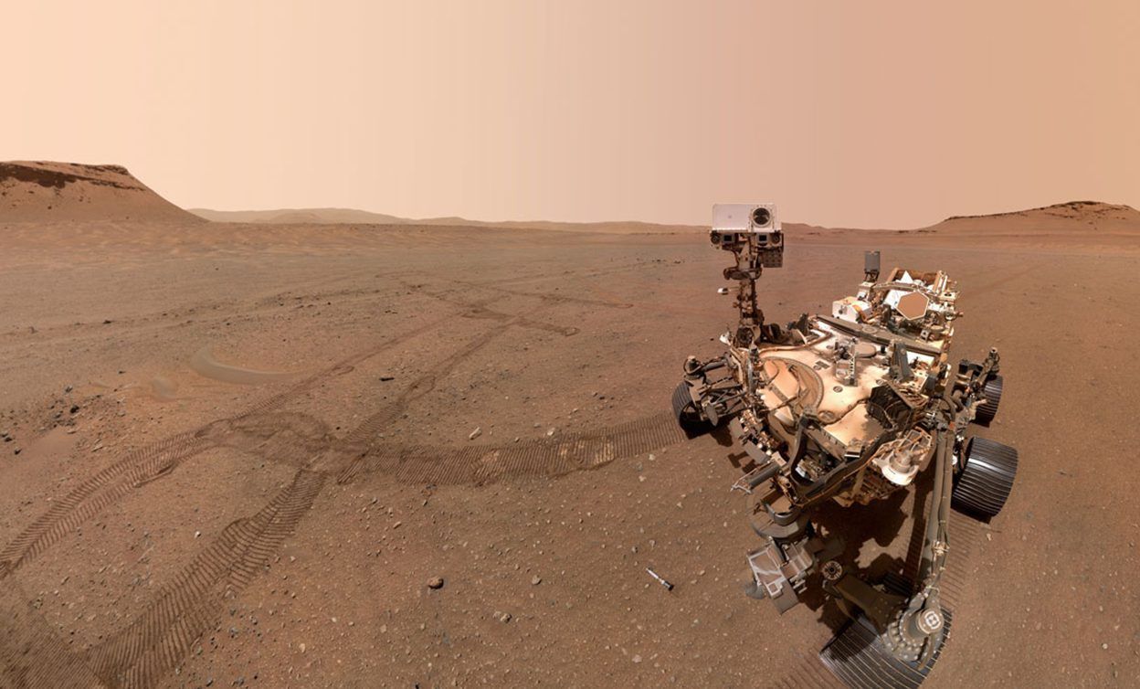 1248x754 NASA's Mars Perseverance Rover snaps a breathtaking selfie in front of the Mars sample depot