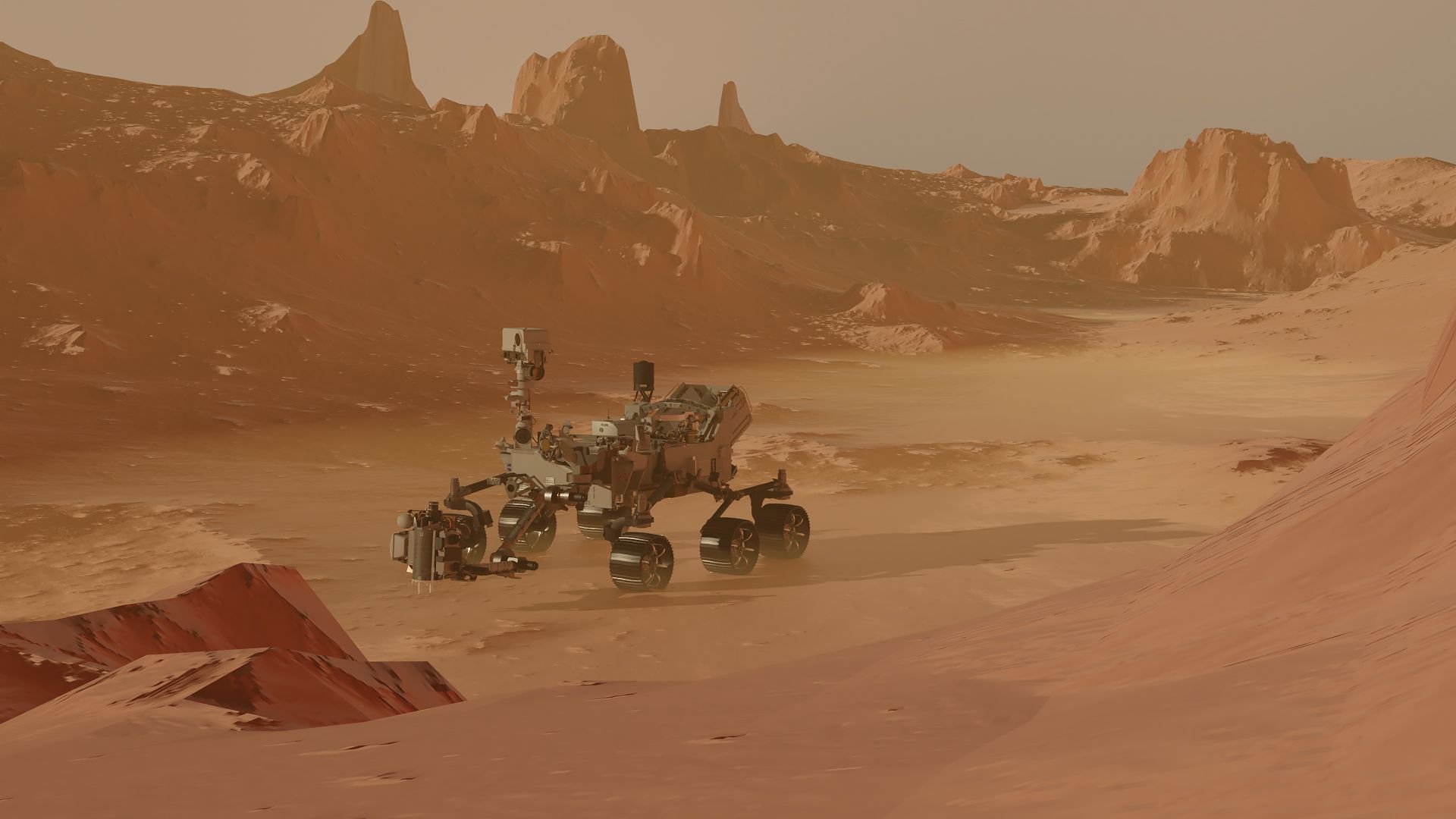 1920x1080 Perseverance rover on