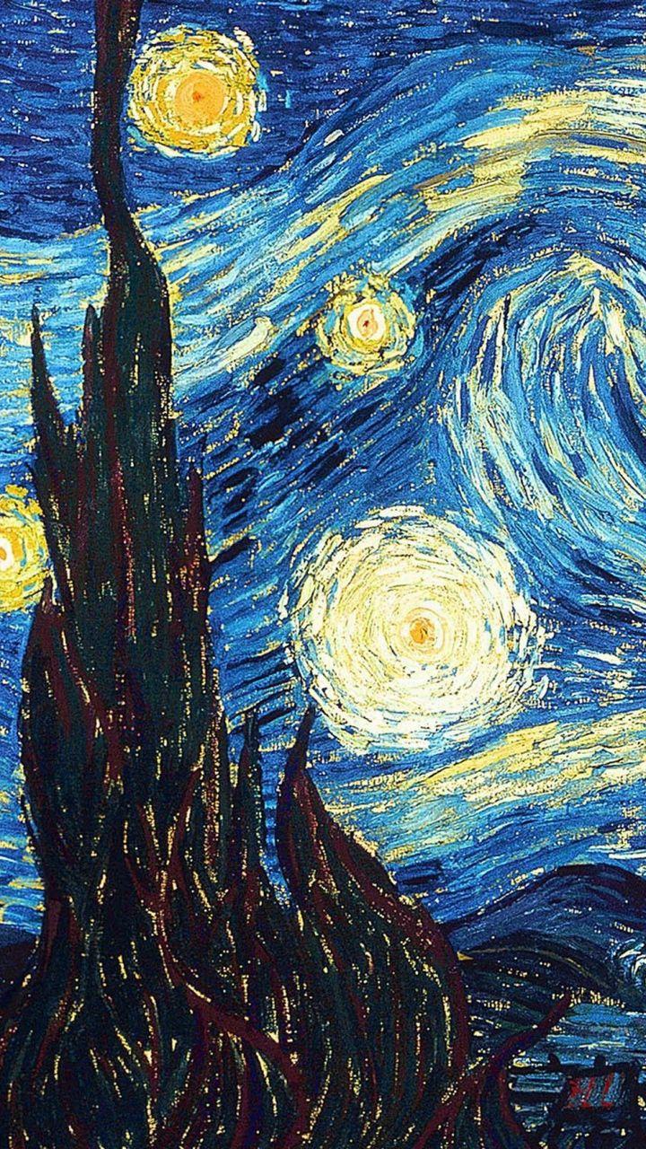 720x1280 Download wallpaper 720x1280 vincent van gogh, the starry night