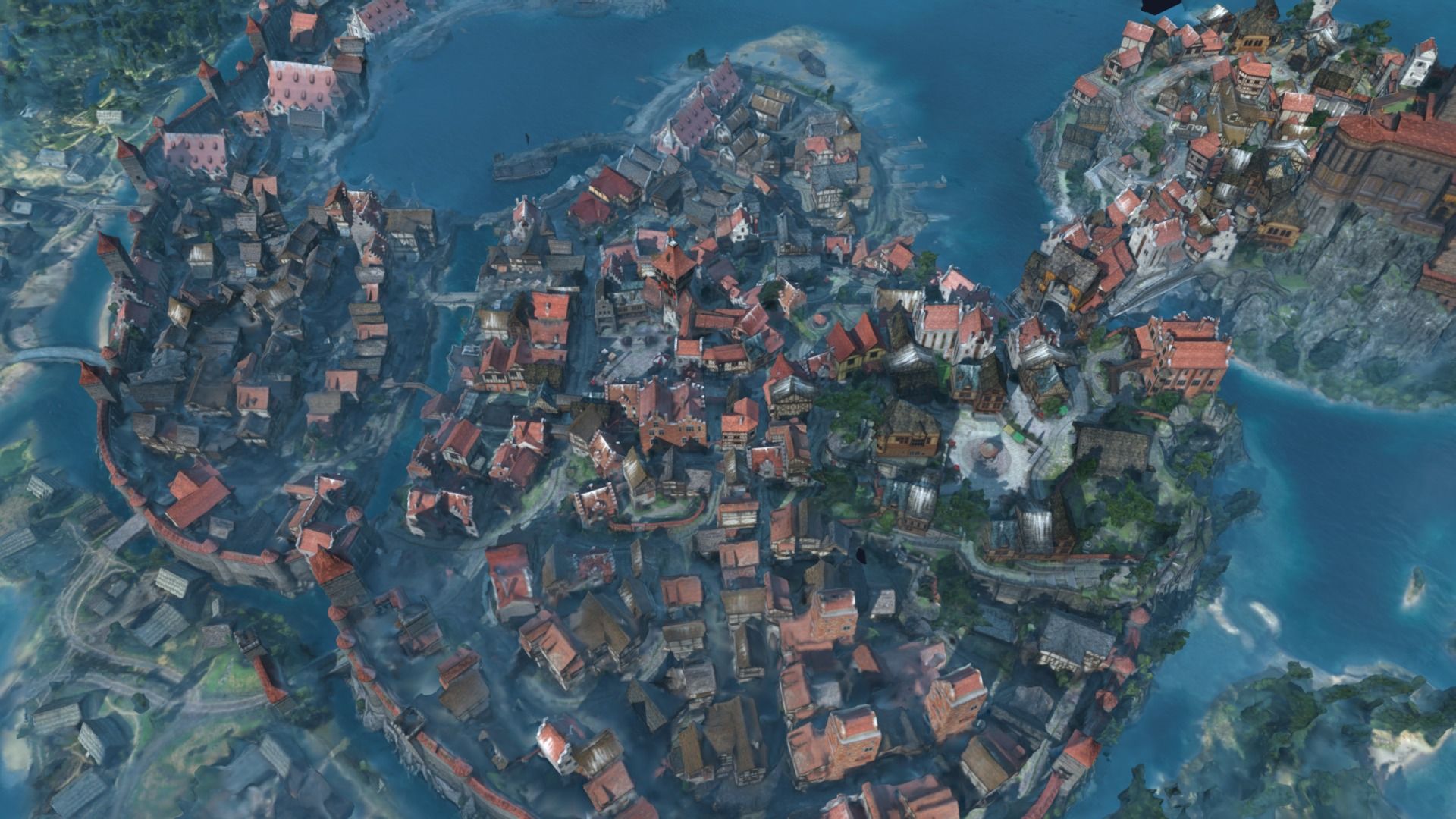 1920x1080 Witcher Novigrad city Free 3D model by geek_dad [0a987ce]