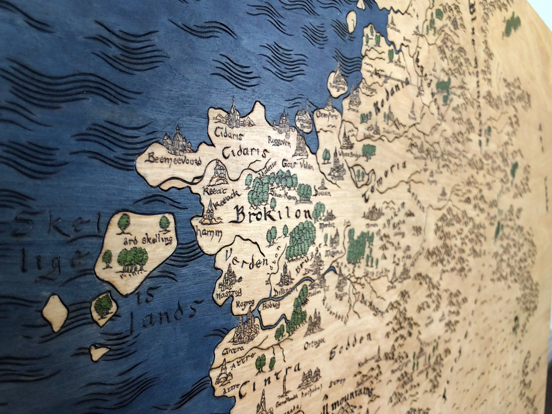 1920x1440 The Witcher Map