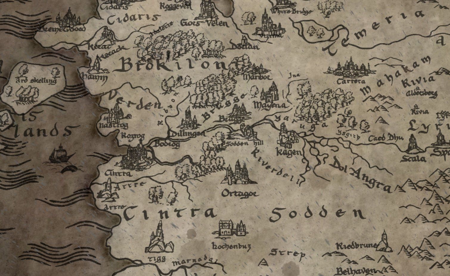 1510x927 An Interactive Map of Kaer Morhen Lets You Explore Locations, Characters, Monsters, and Much More About the Witcher Universe