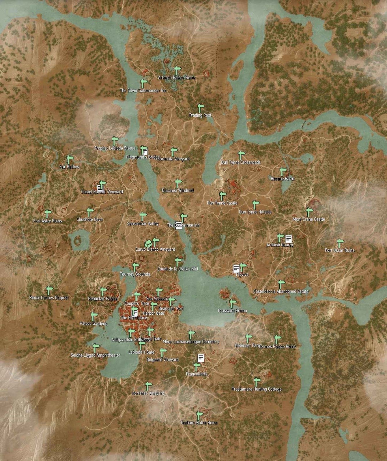 1341x1600 Witcher 3 World Maps