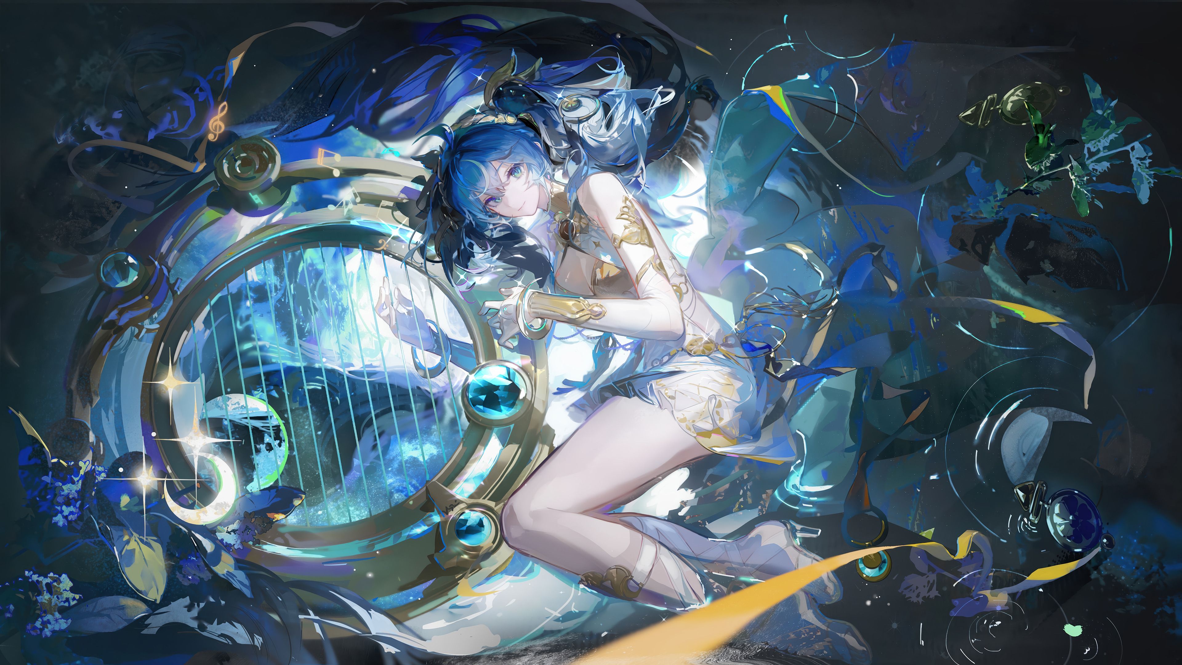 3840x2160 Iuno WuWa Wuthering Waves Art Wallpaper 4K HD PC