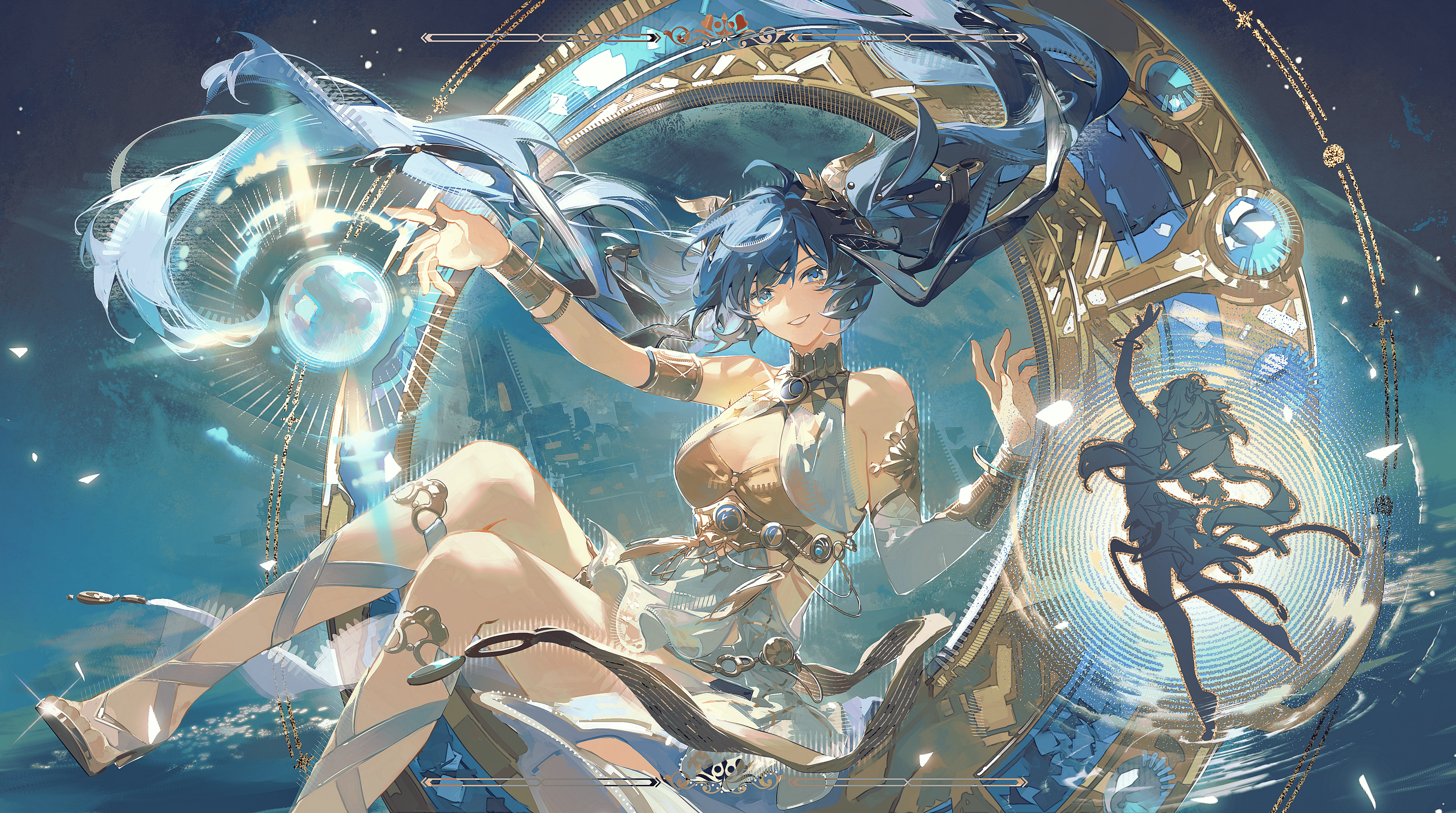 5184x2896 Iuno Waves Anime Image Board