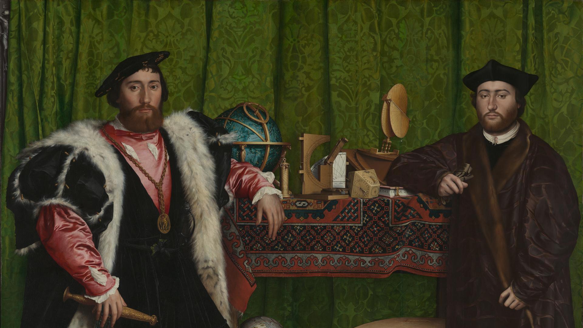 1920x1080 Hans Holbein the Younger. The Ambassadors. NG1314. National Gallery, London