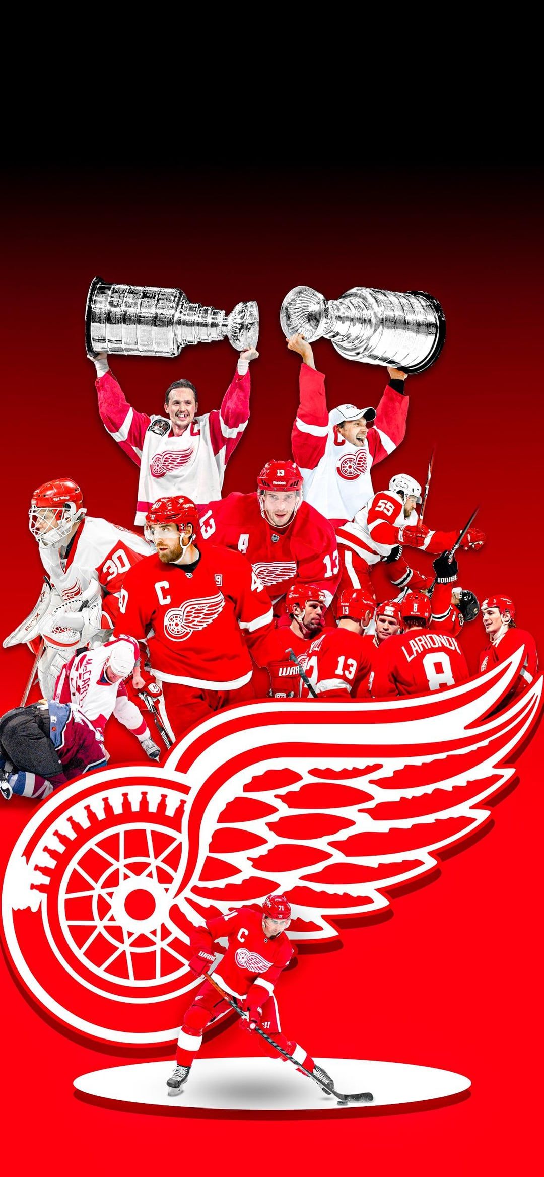 1080x2337 Hey Wings fans, Canes fan here. I made this wallpaper for a friend but thought I'd share it here as well. Sized for an iPhone 11 Pro Max. Cheers!