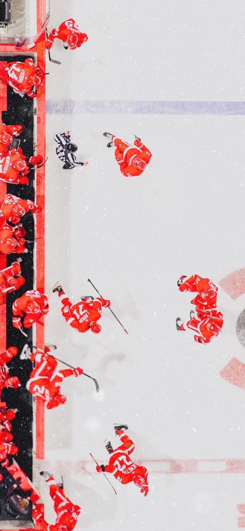 828x1789 wallpaper • detroit red wings + various styles (iphone 11) Requested by anon Credits of the wallpaper' elements and style go
