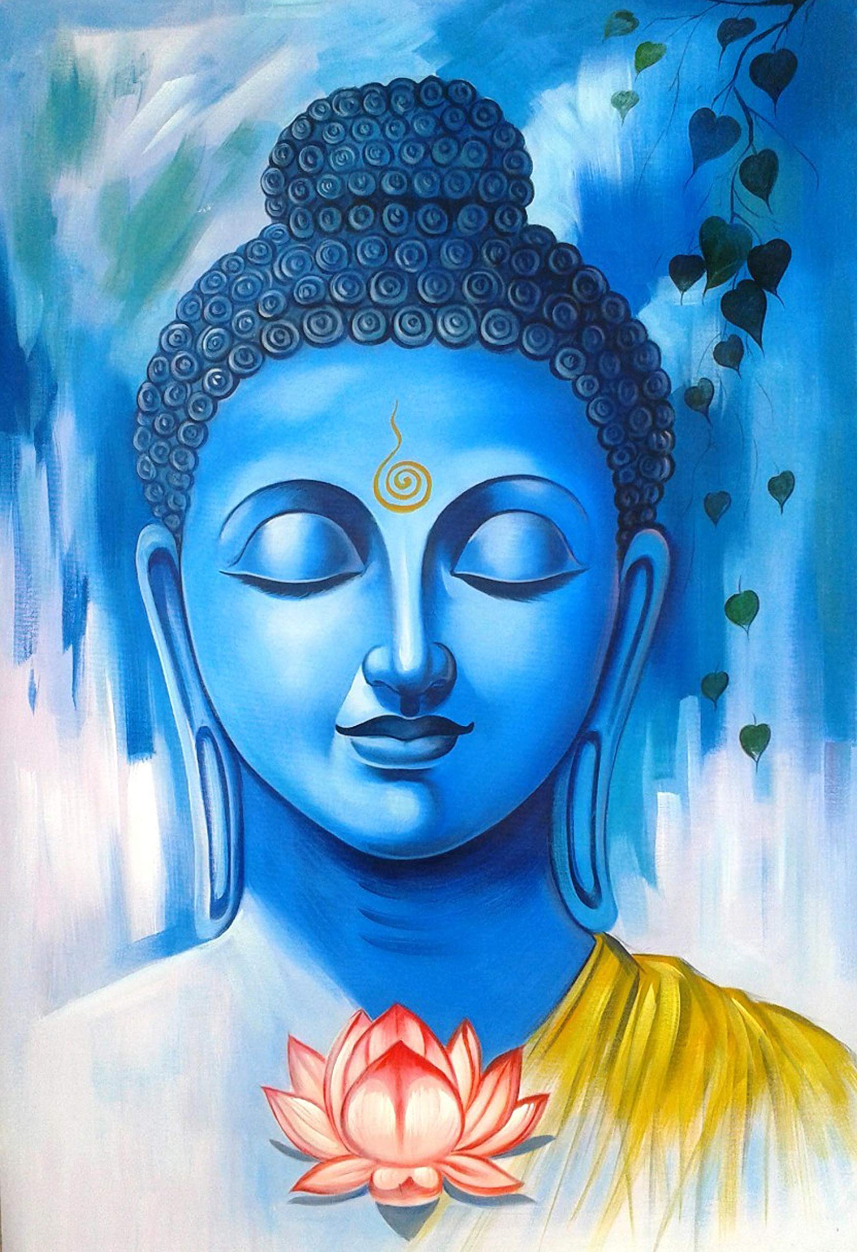 1752x2560 Amazon.co.jp: wallpics Buddha Wallpaper Glossy Photo Paper Poster for Living Room, Bedroom, Office, Kids Room, Hall (13X19) : DIY, Tools & Garden