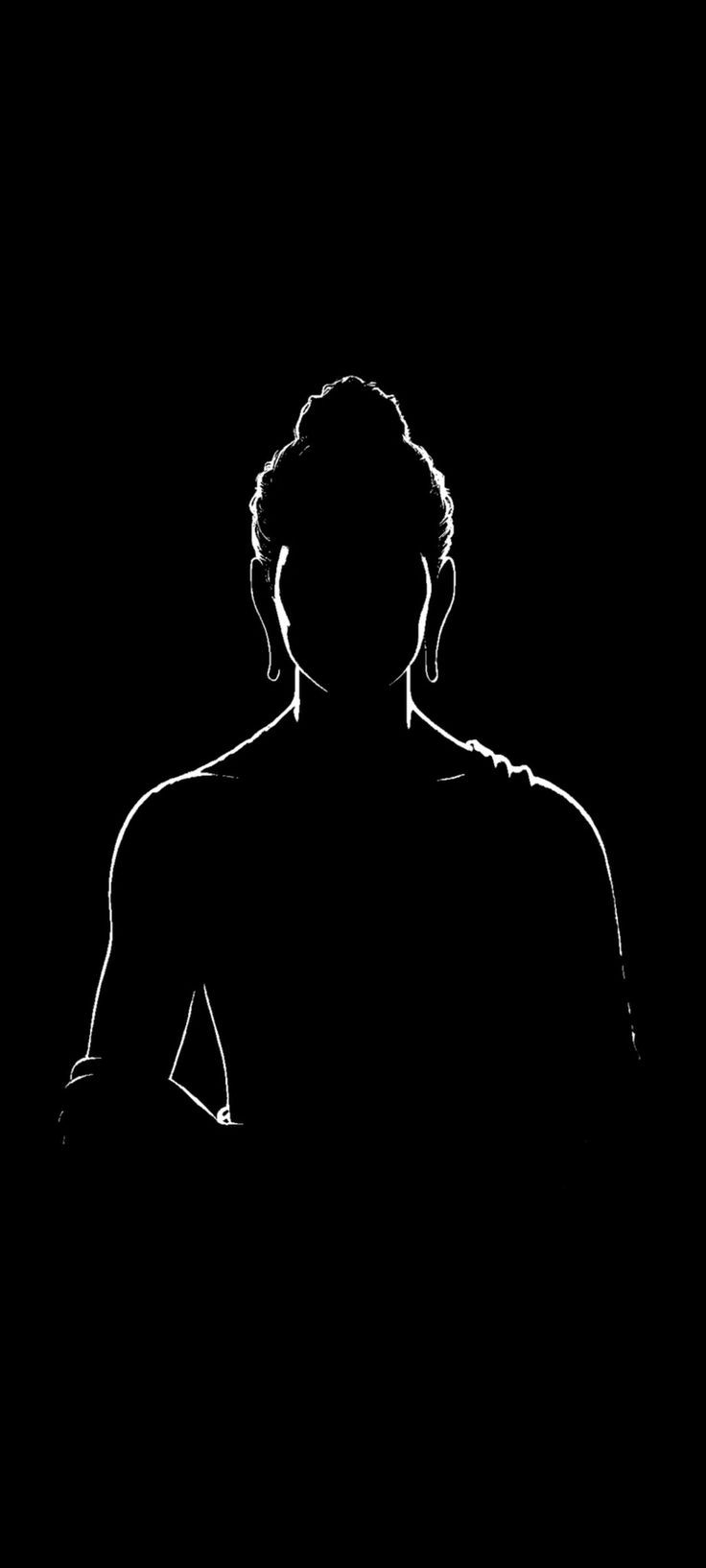 736x1635 Buddha wallpaper black and white. Puthar image, Buddha aura, Silhouette