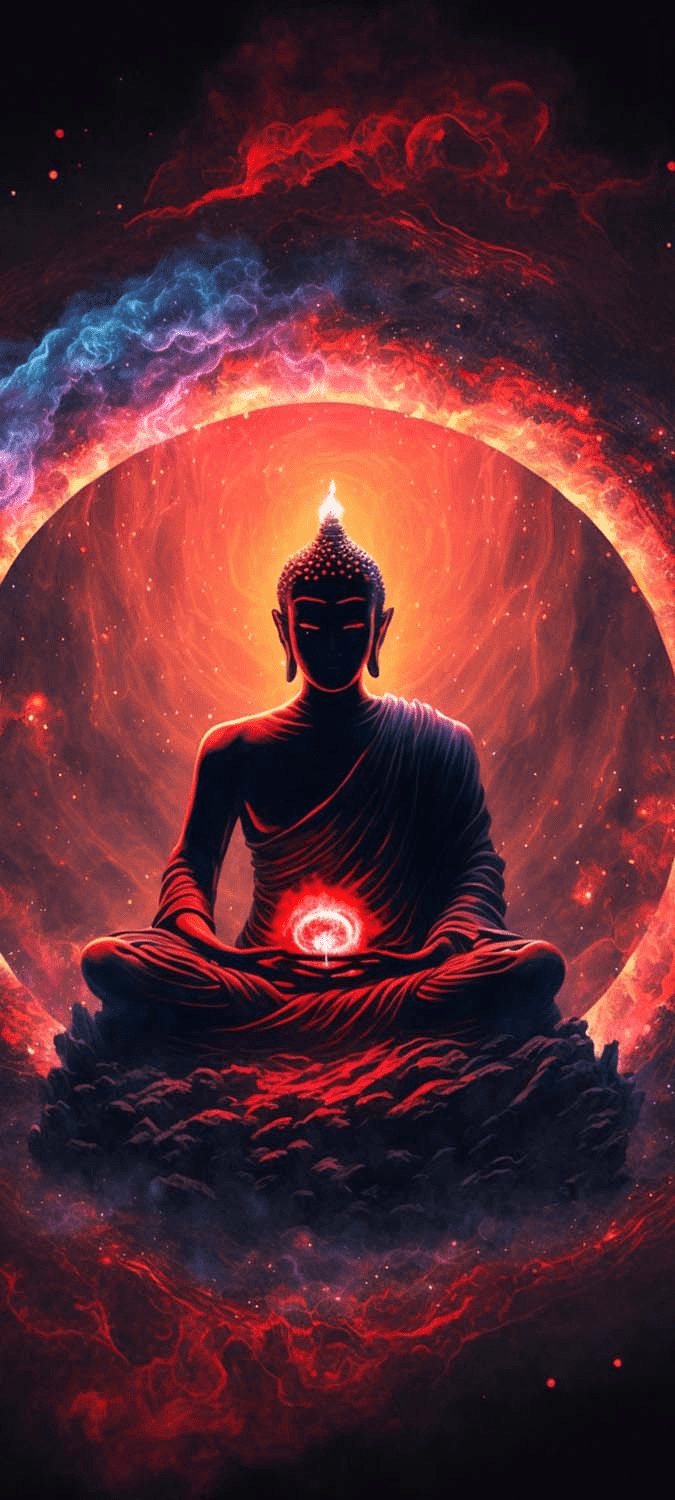 675x1500 Buddha iPhone Wallpaper
