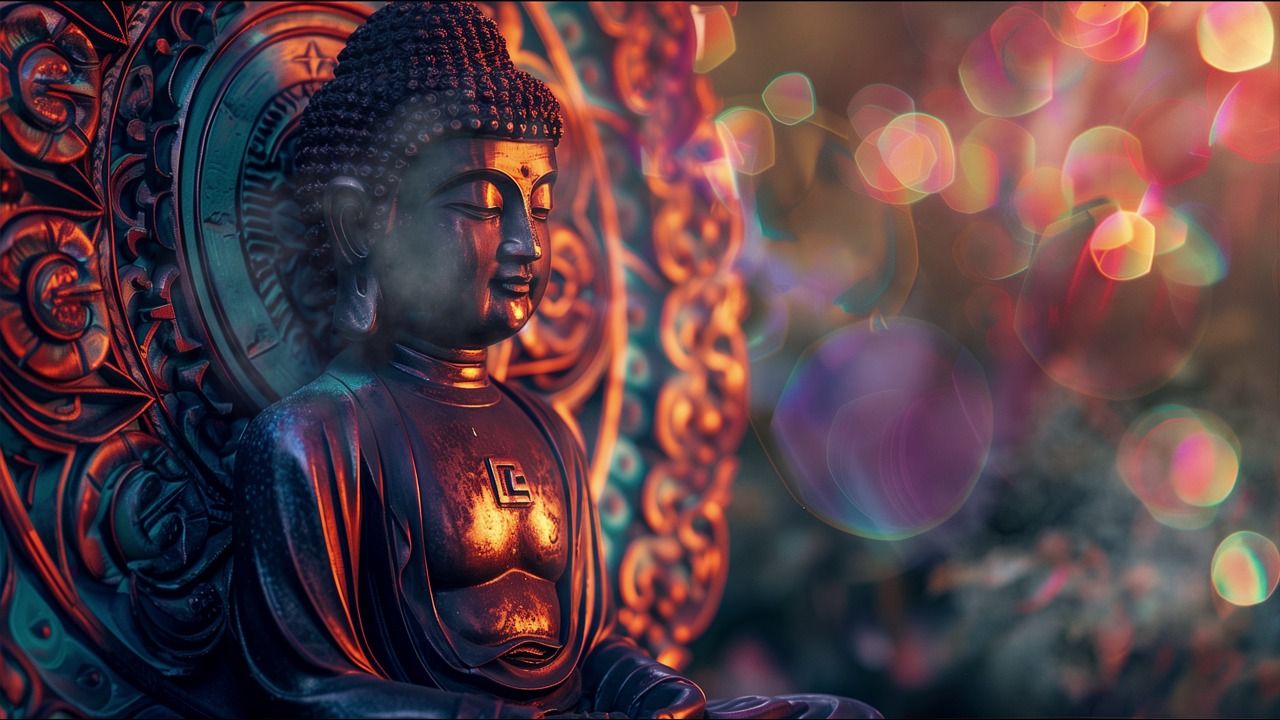 1280x720 Ai Generated, Buddha