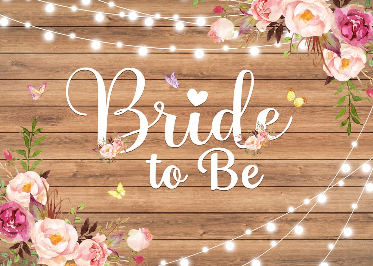 1240x886 Amazon.com : Alltten 6x4ft Bridal Shower Backdrop Bride to Be Backdrop Wedding Shower Decorations Background F201
