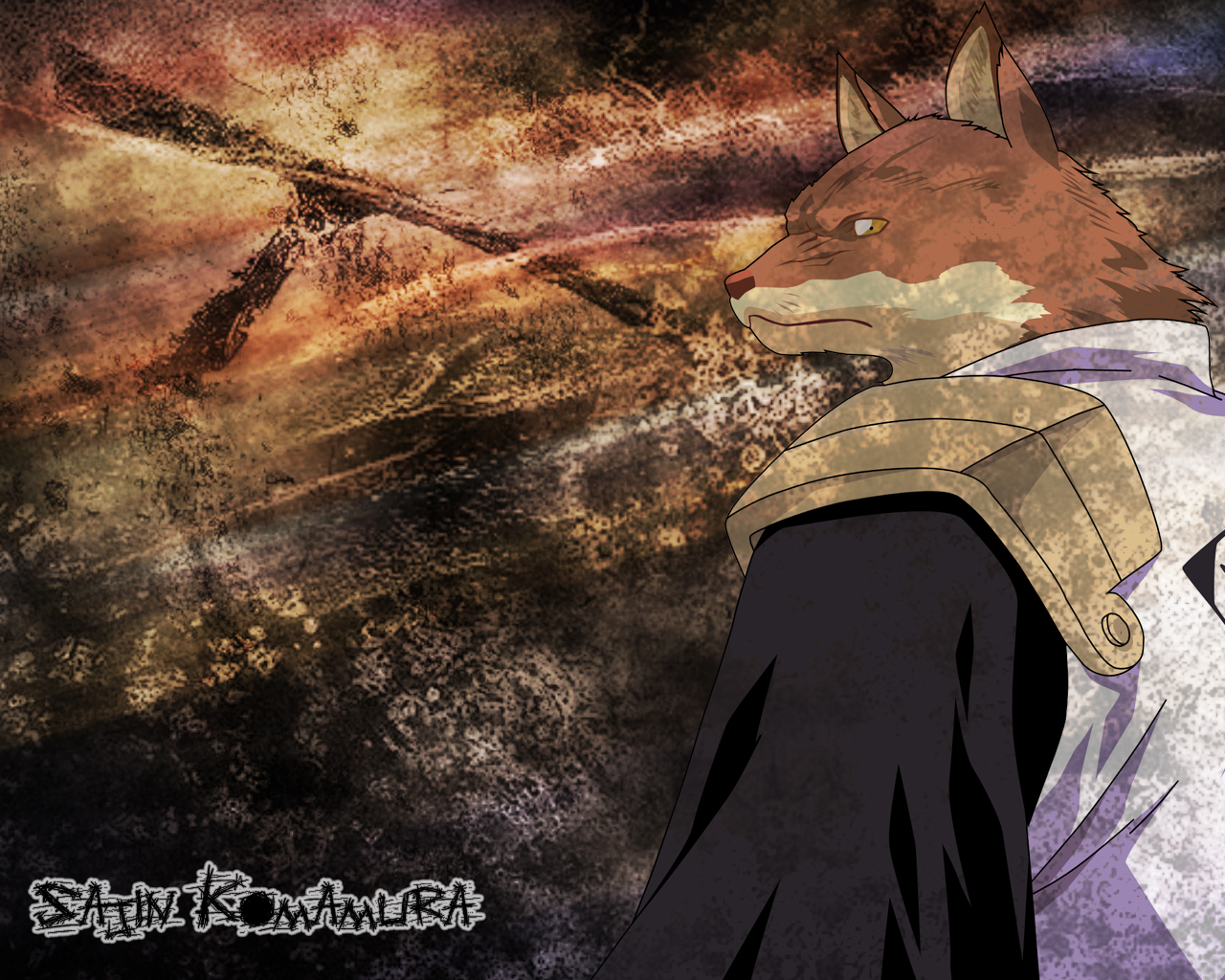1280x1024 Sajin Komamura *old wallpaper lol* by Garuro - Fur Affinity [dot] net