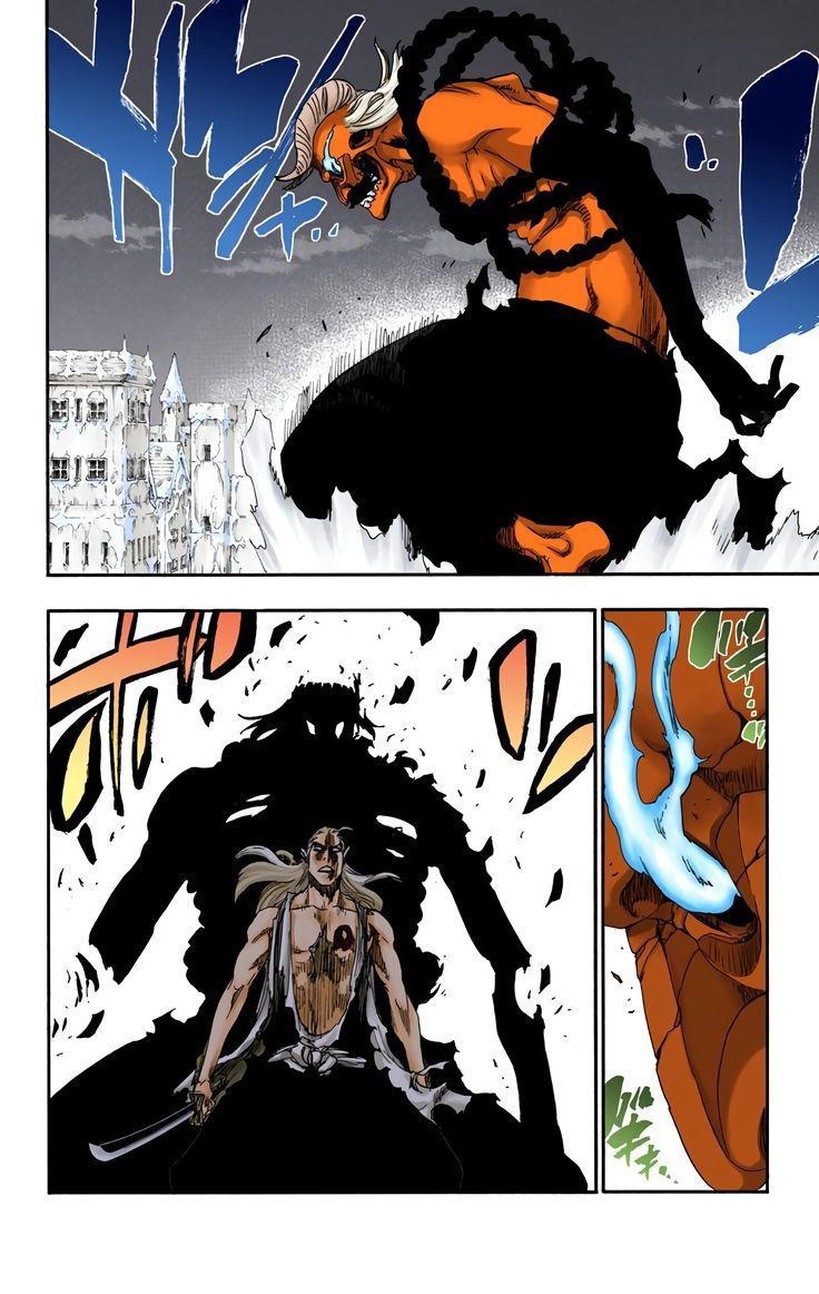 736x1162 Komamura Sajin human form bankai BLEACH colored manga