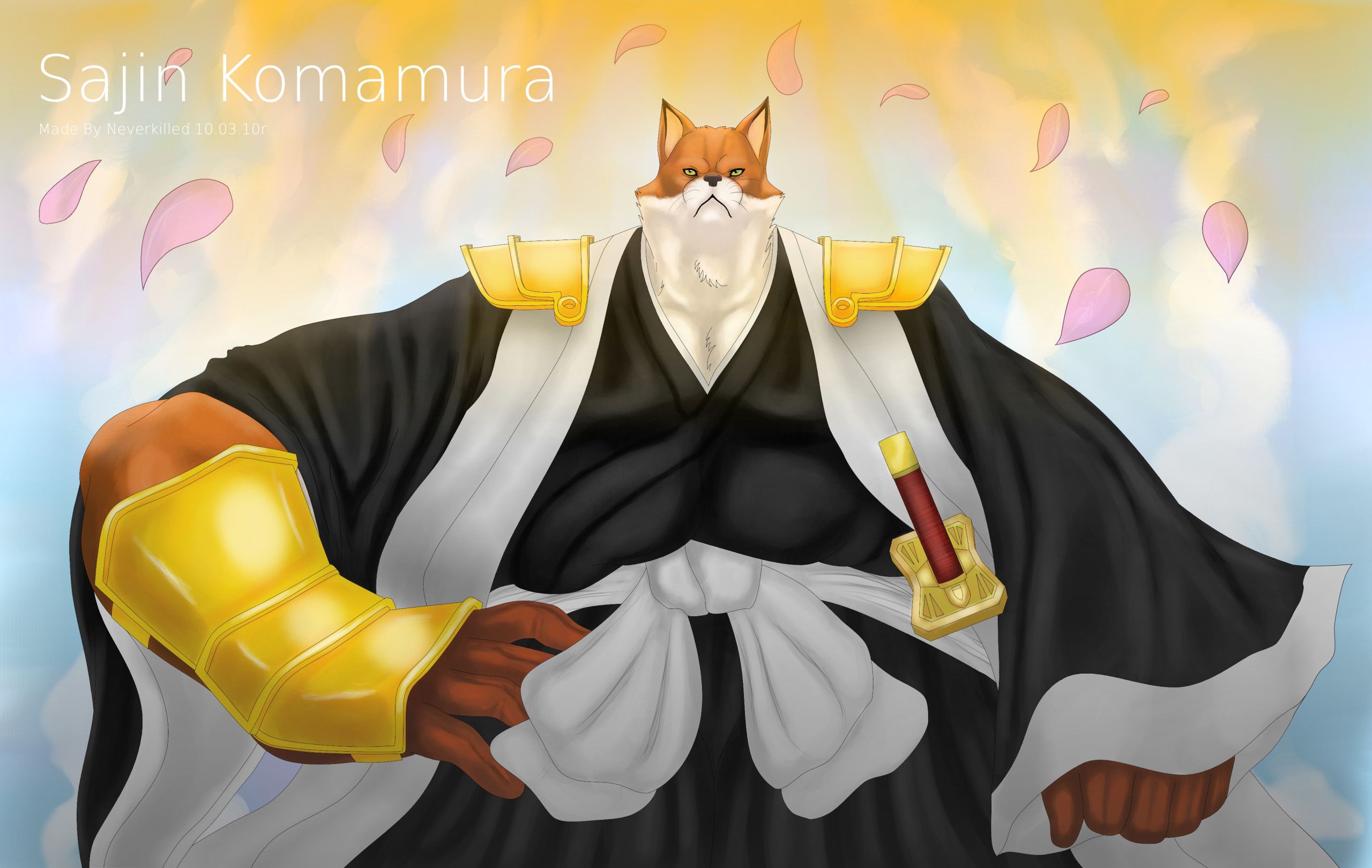 2560x1620 Sajin Komamura 7th Division Captain. Daily Anime Art