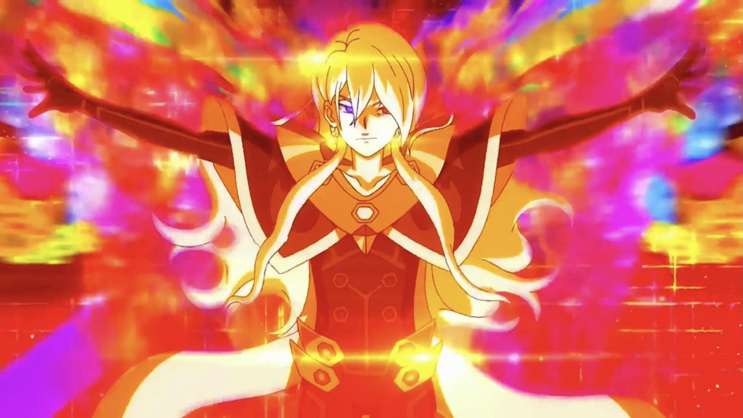 1469x828 This caught my eye but why is Phi's aura different here? This picture is from Episode 50 of Turbo