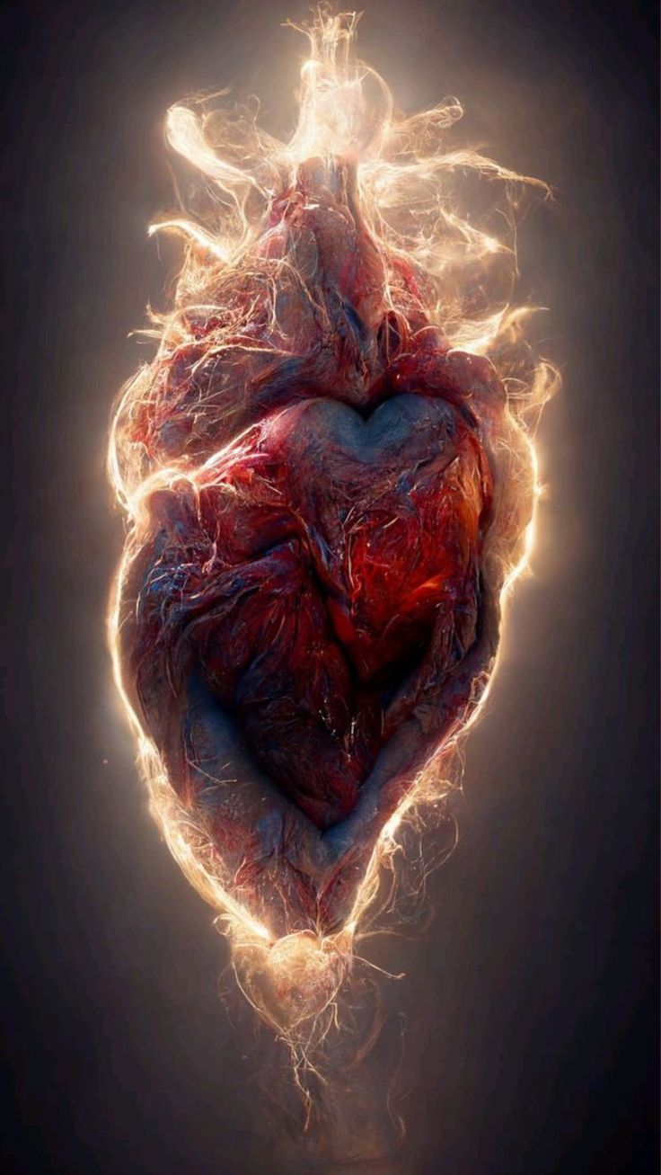 736x1307 Human Heart, Heart Art, Human Heart Artwork, Biology, Heart Artwork, Art, Artwork, Artist, Heart