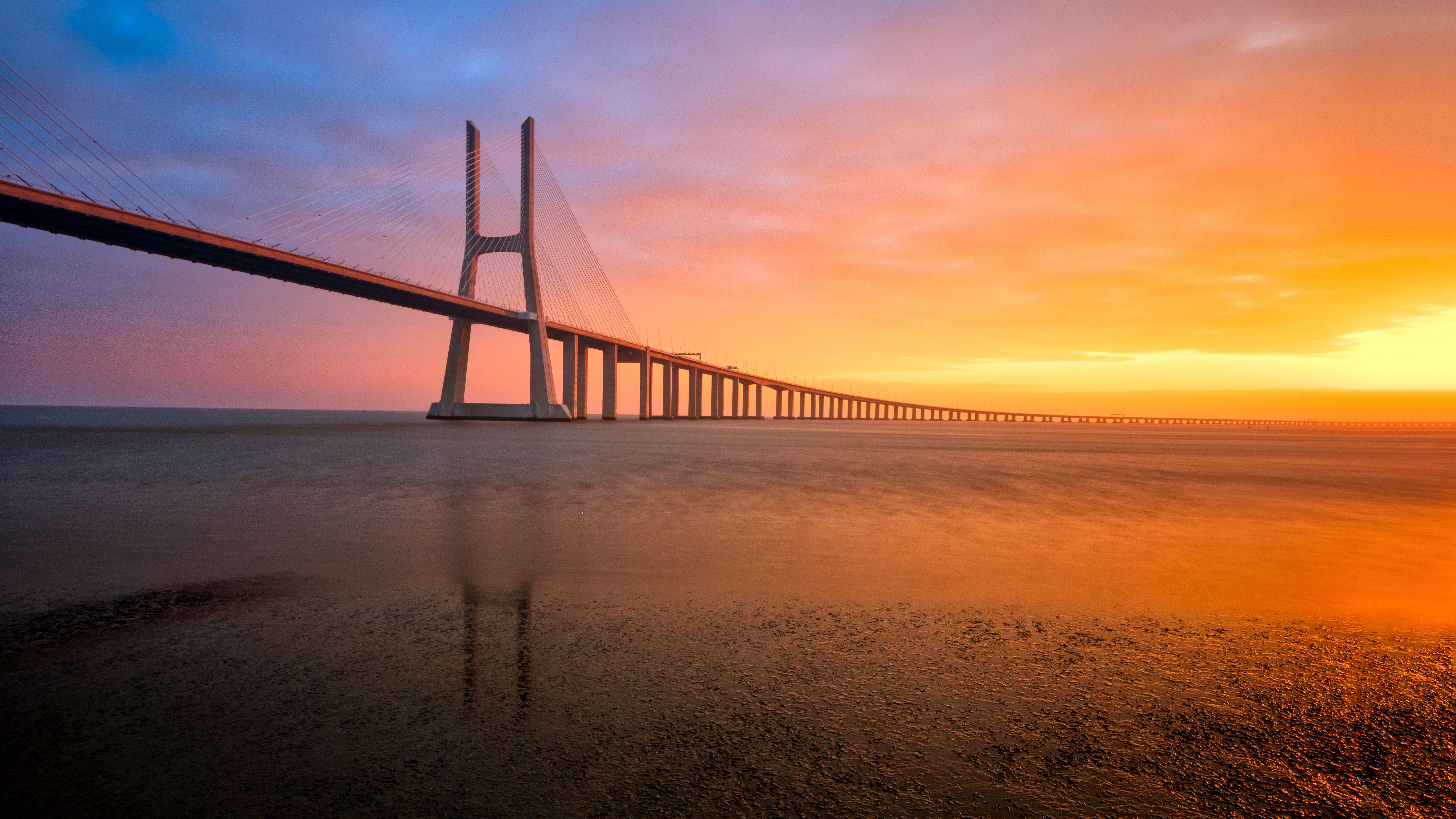 6402x3601 Portugal Lisbon 25 De Abril Bridge, HD World, 4k Wallpaper, Image, Background, Photo and Picture