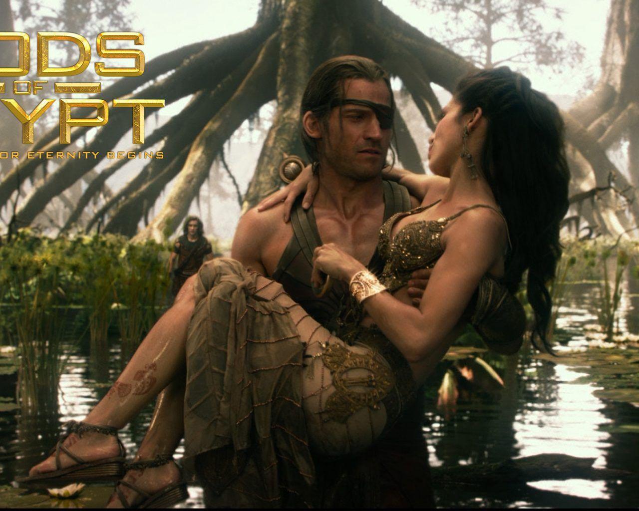 1280x1024 Gods Of Egypt Hathor And Horus Scene From The Film HD Wallpaper For Deskx1080 :