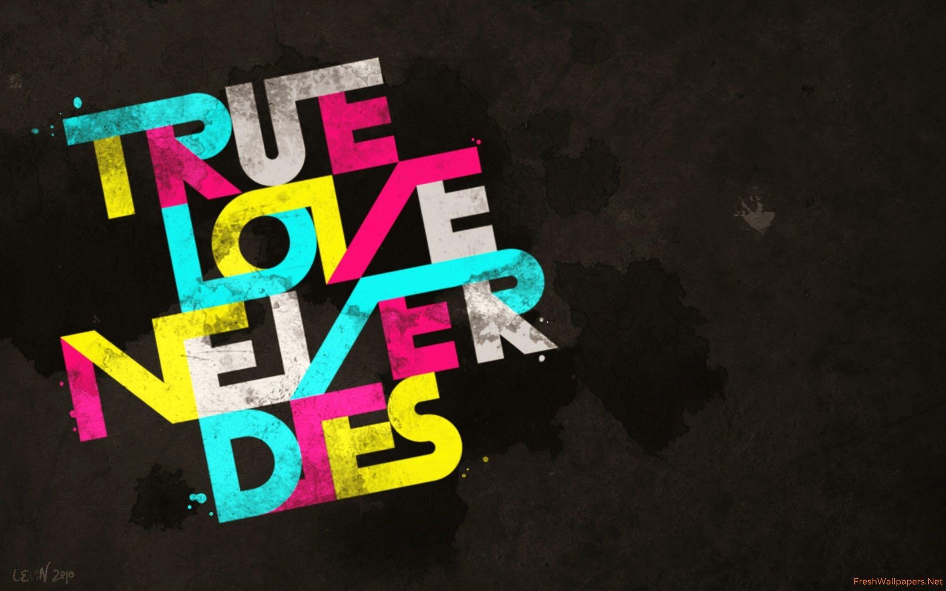 1920x1200 True Love Never Ends hình nền