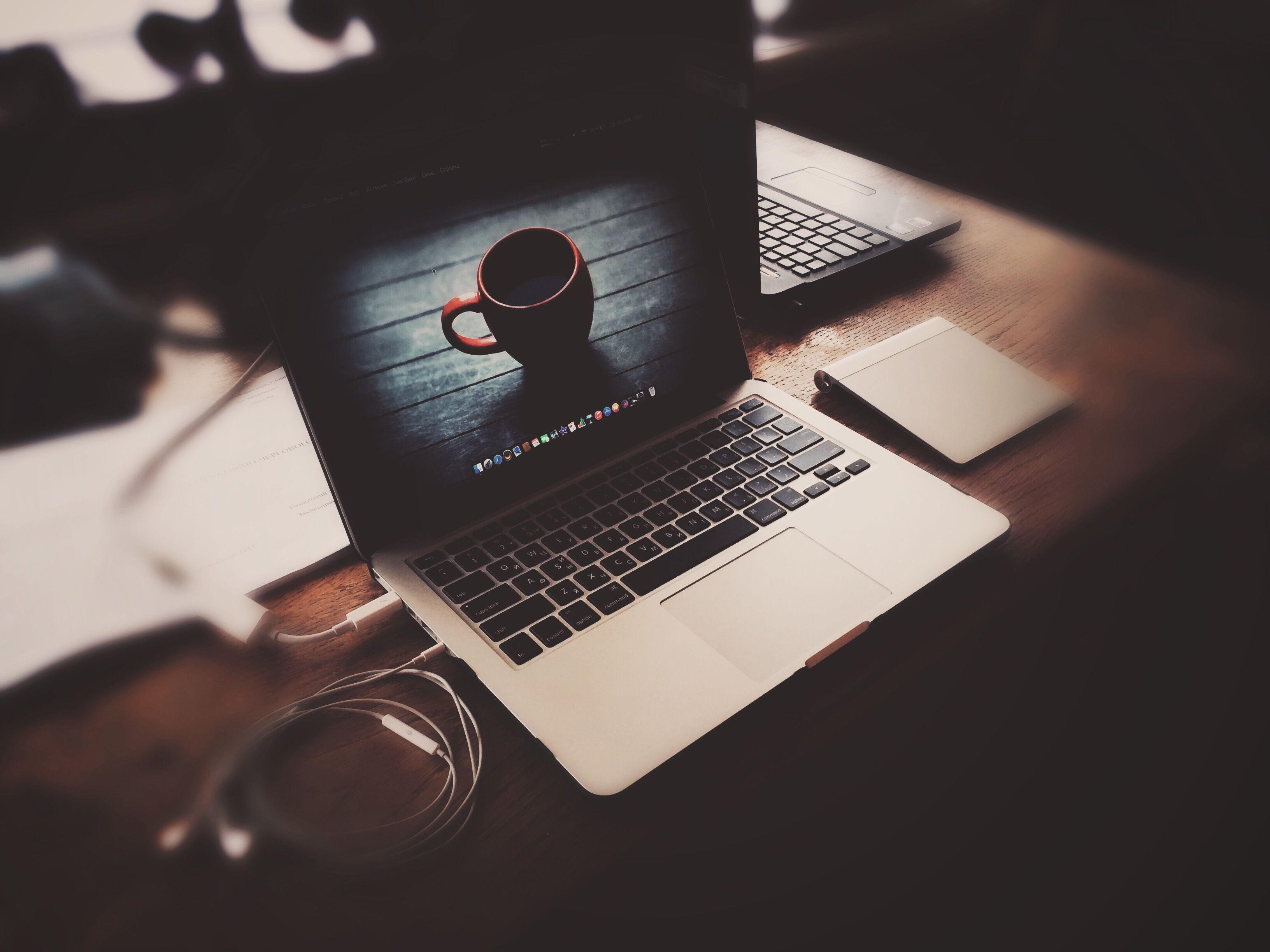 3264x2448 Macbook pro apple Laptop Headphones, HD Computer, 4k Wallpaper, Image, Background, Photo and Picture