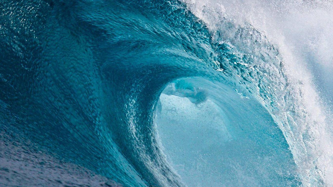1366x768 wallpaper for desktop, laptop. wave surf ocean sea beach art nature