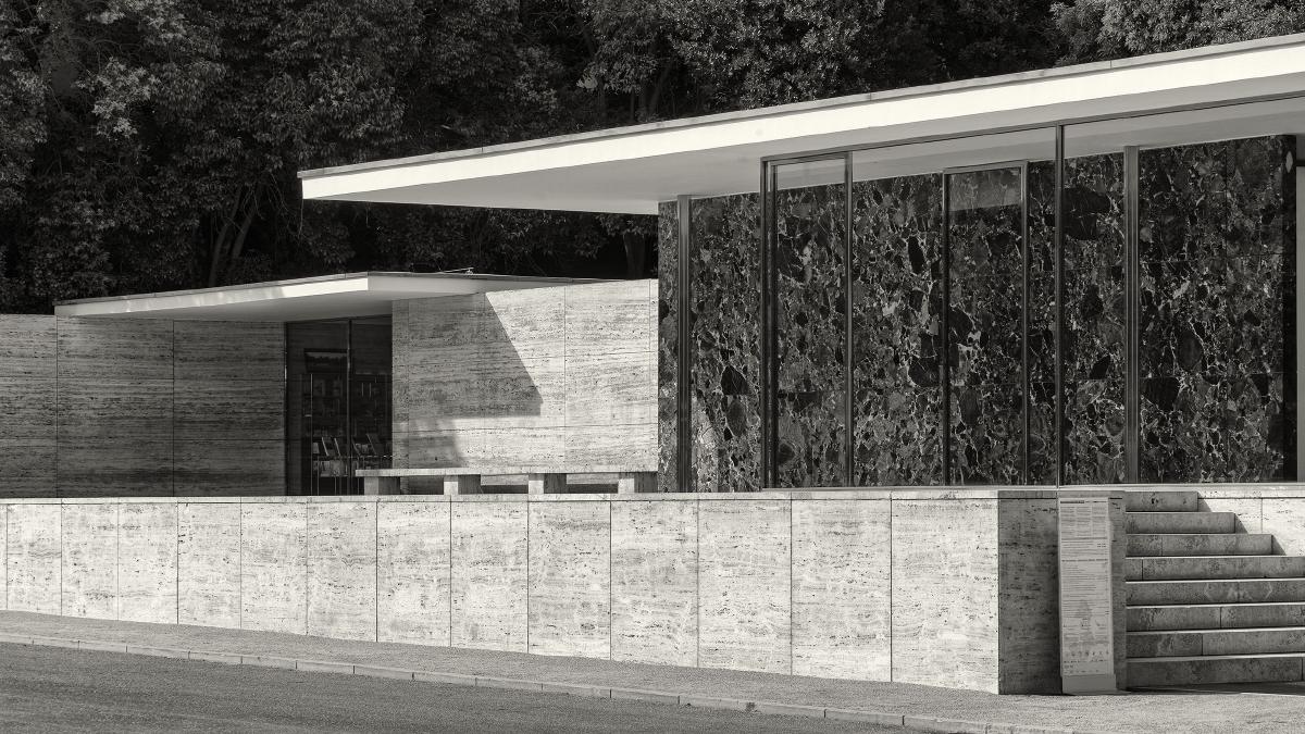 1200x675 Ludwig Mies van der Rohe, Cemal Emden · Barcelona Pavilion · Divisare