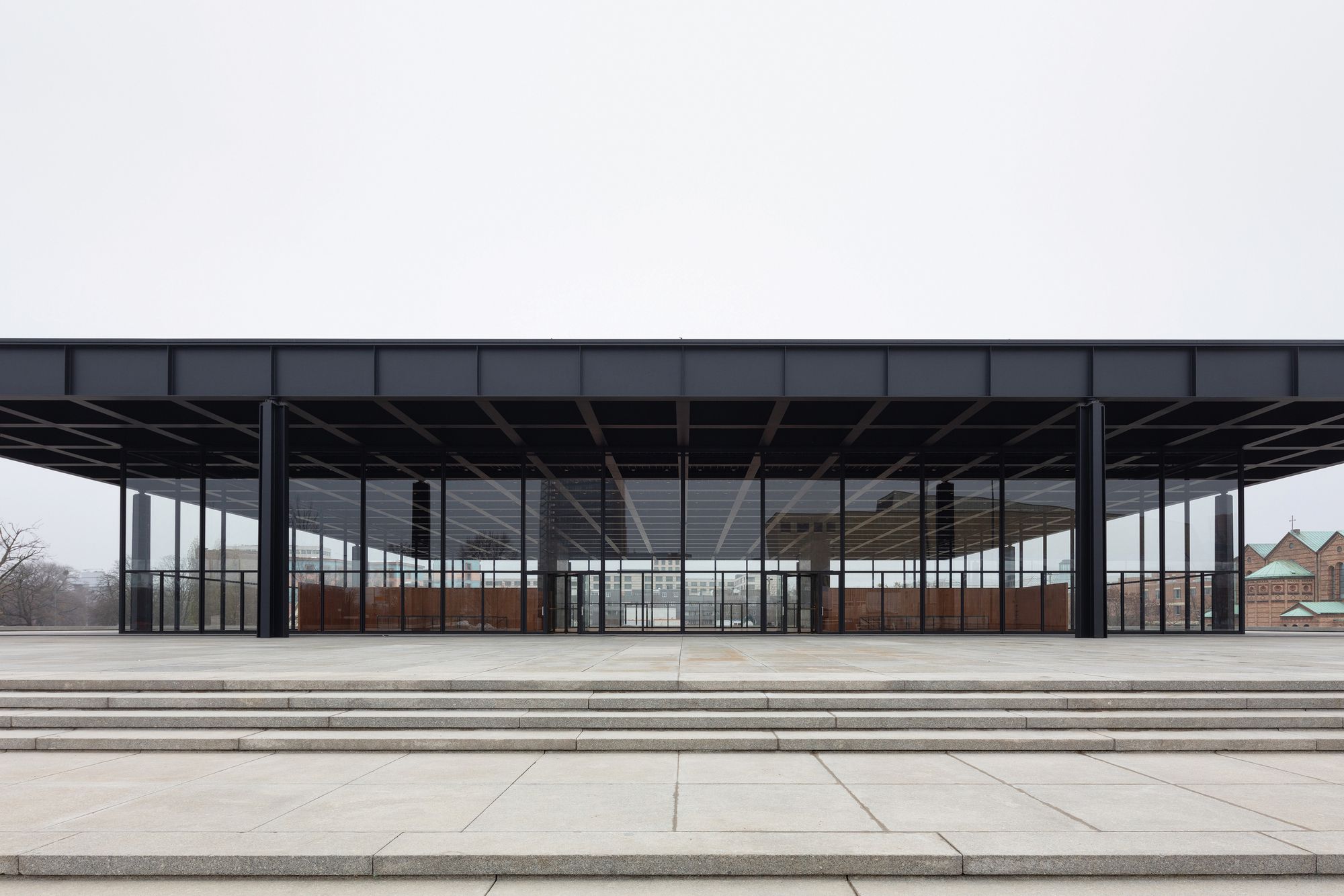 2000x1333 image Reveal Mies Van der Rohe's Renovated New National Gallery in Berlin