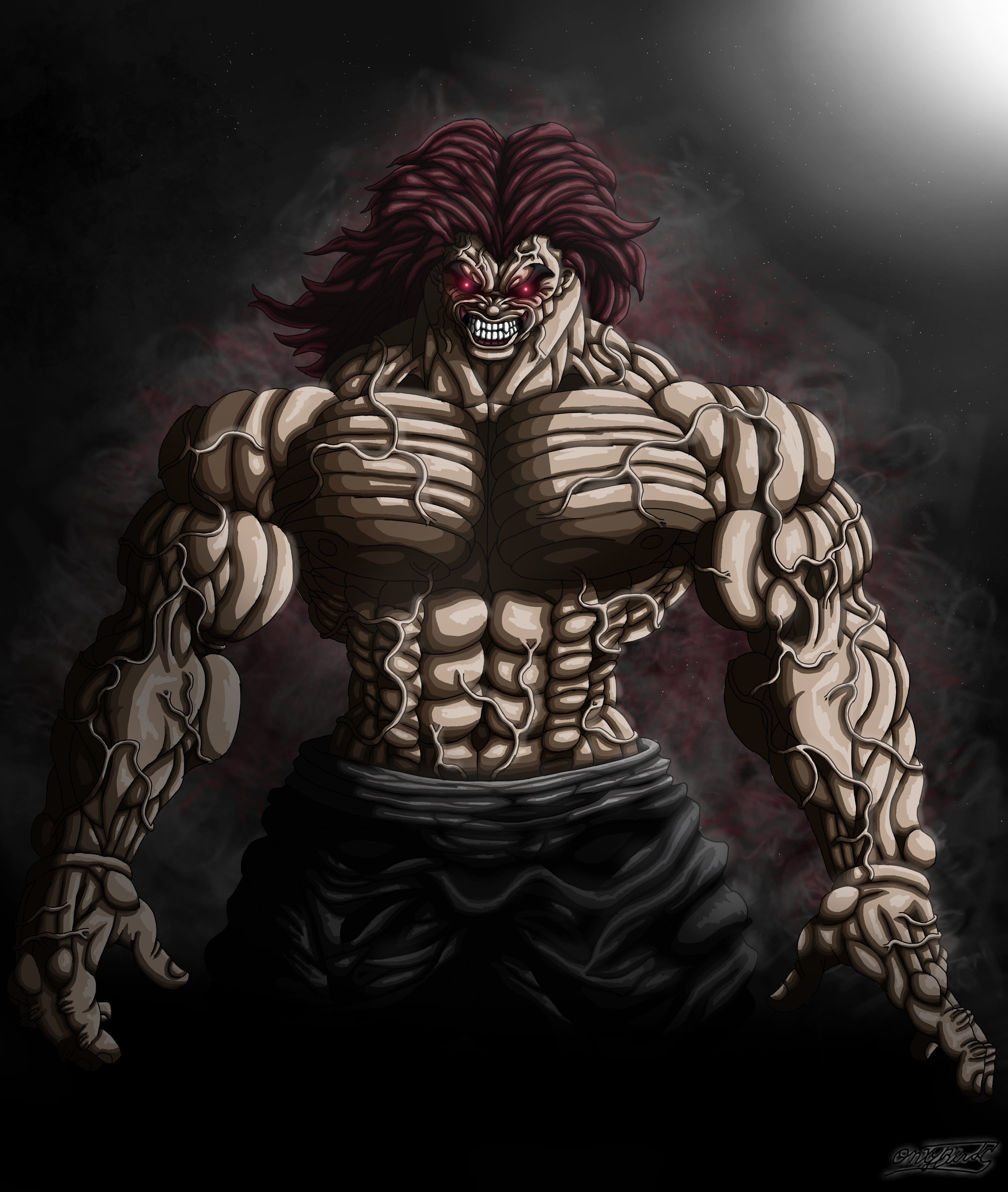 3024x3576 Yujiro Hanma by me Click on the image to see better quality