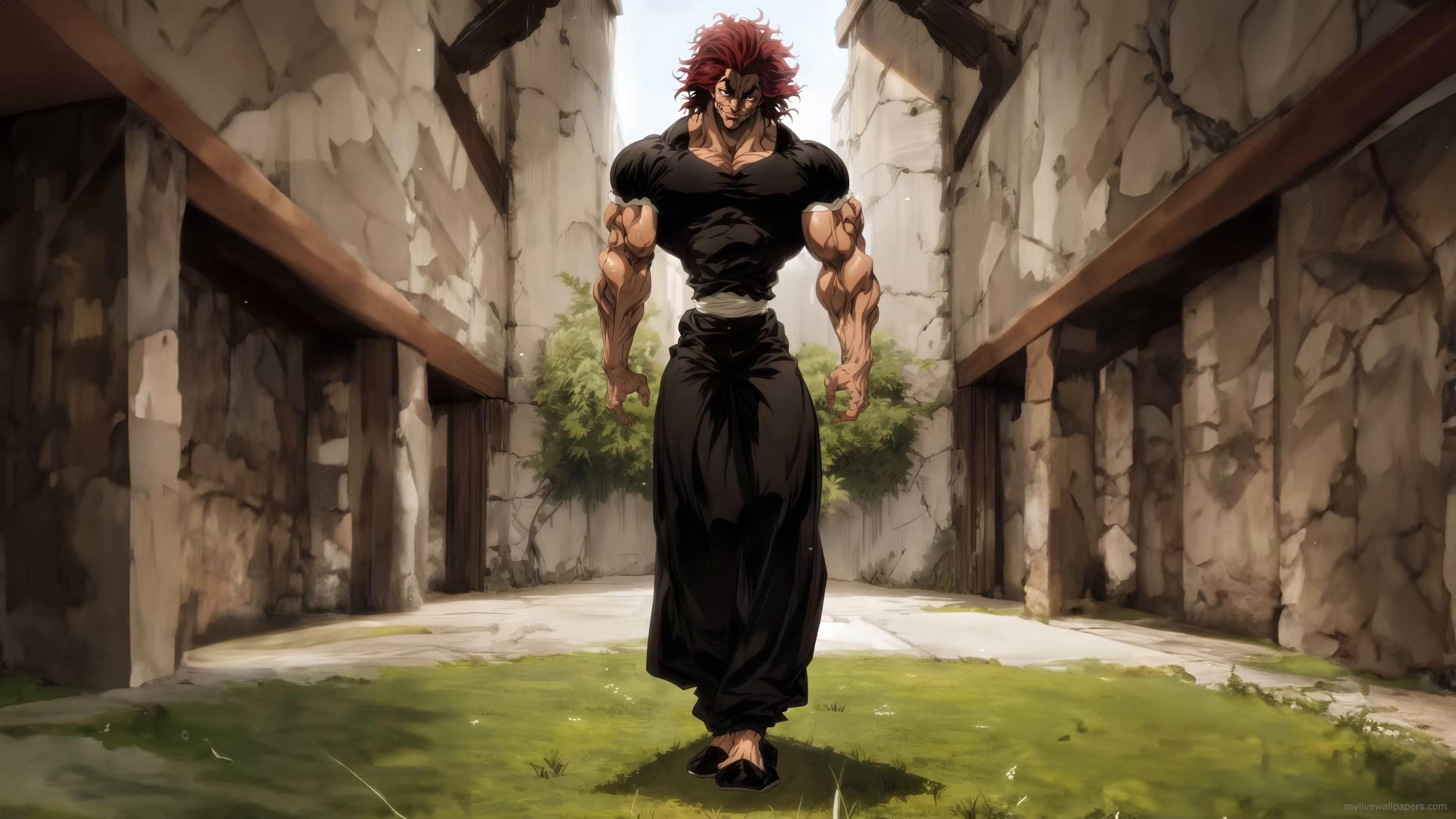 3840x2160 Yujiro Hanma Live Wallpaper