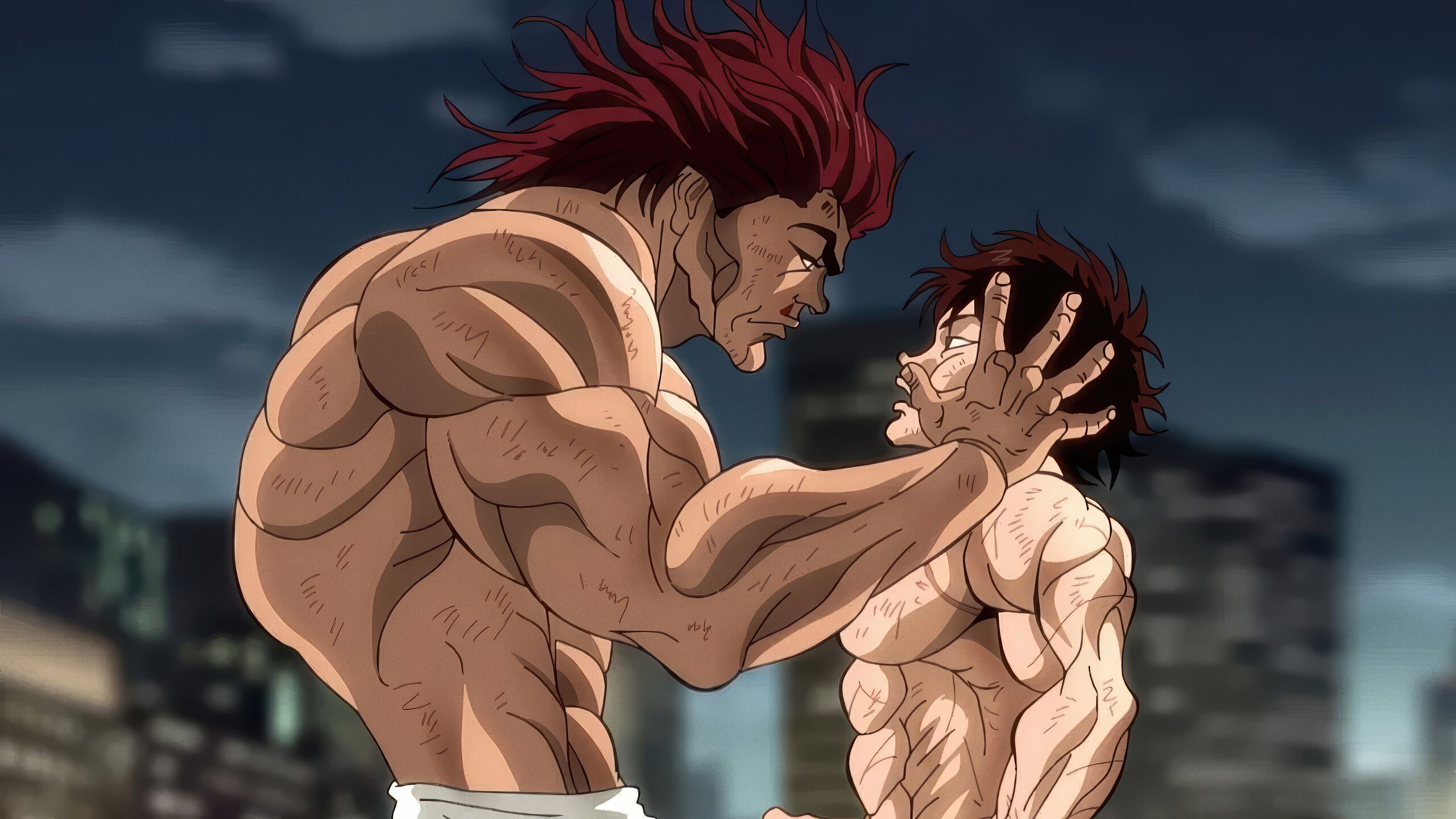 2560x1440 Baki vs. Yujiro Hanma Wallpaper 4K HD PC