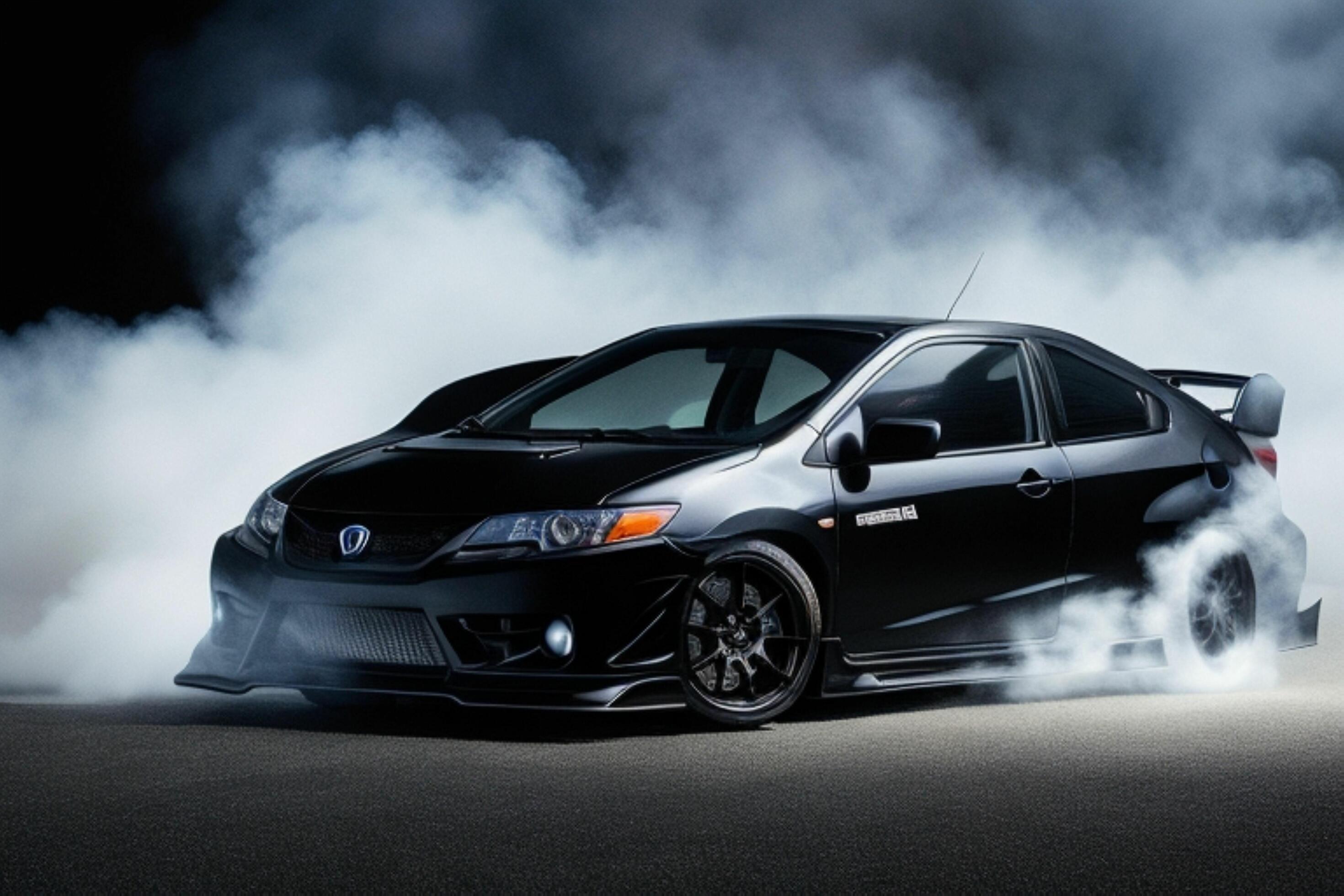 2940x1960 Sport car JDM Honda Civic Mugen RR. AI Generative Pro Photo