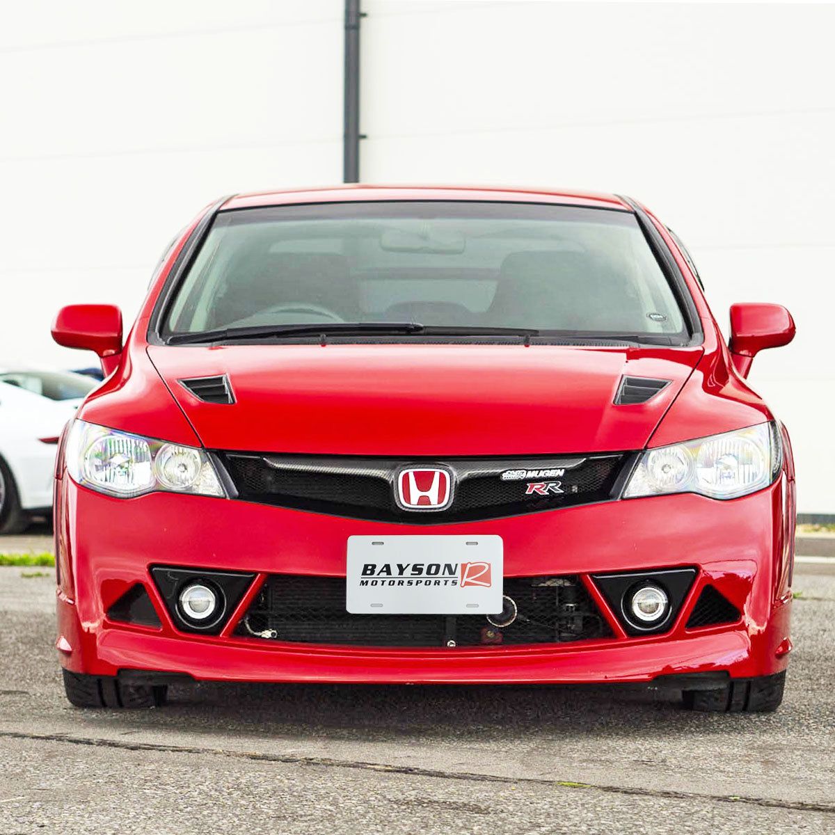 1200x1200 MURR Style (ABS) Hood For 2006 2011 Honda Civic (JDM Spec 4Dr Sedan)