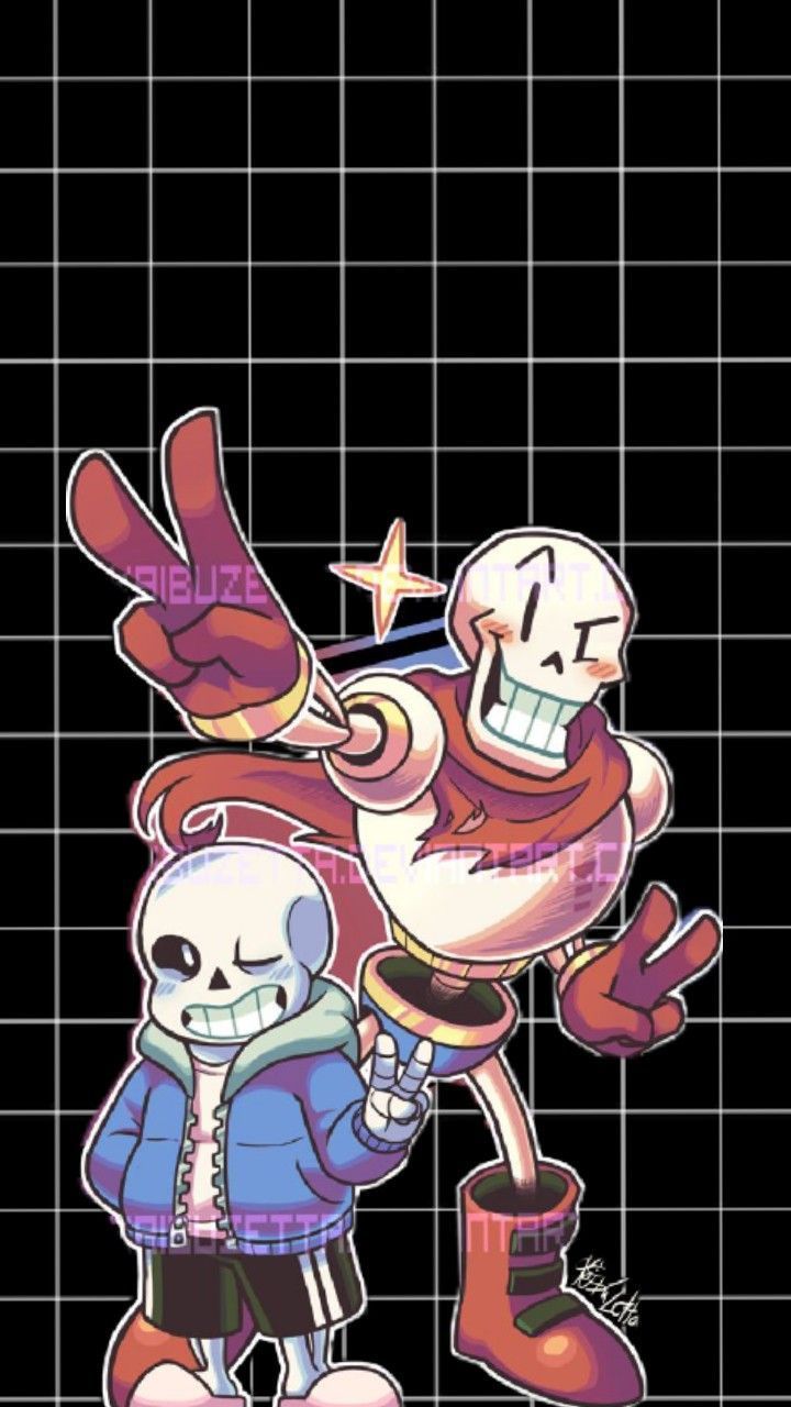 720x1280 Sans & papyrus undertale wallpaper