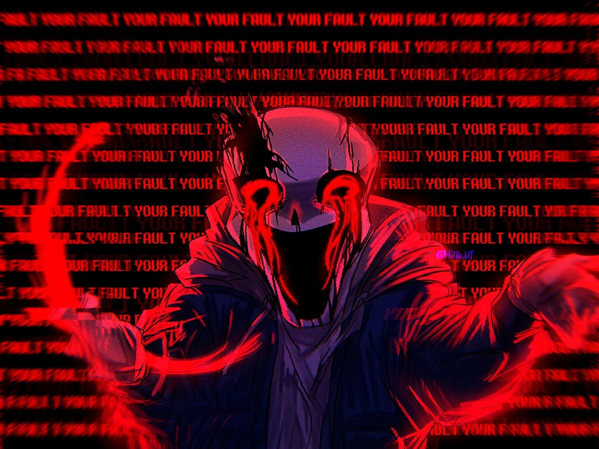 1200x900 Hitto on X: ＊Your fault. #undertaleAU #vhssans / X