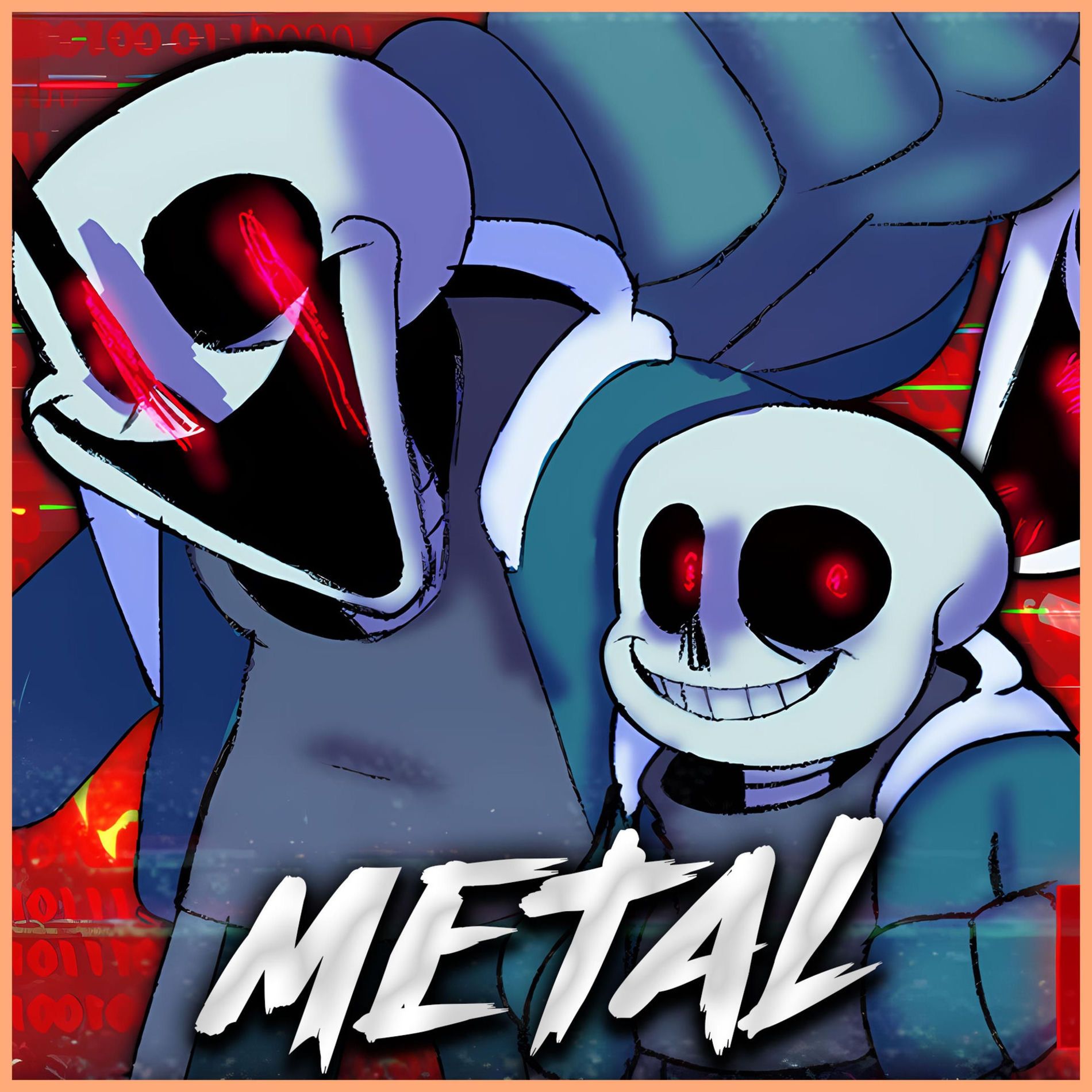 1900x1900 Frostfm Undertale AU -Fatal Error Sans Fight Theme: Digital Blood