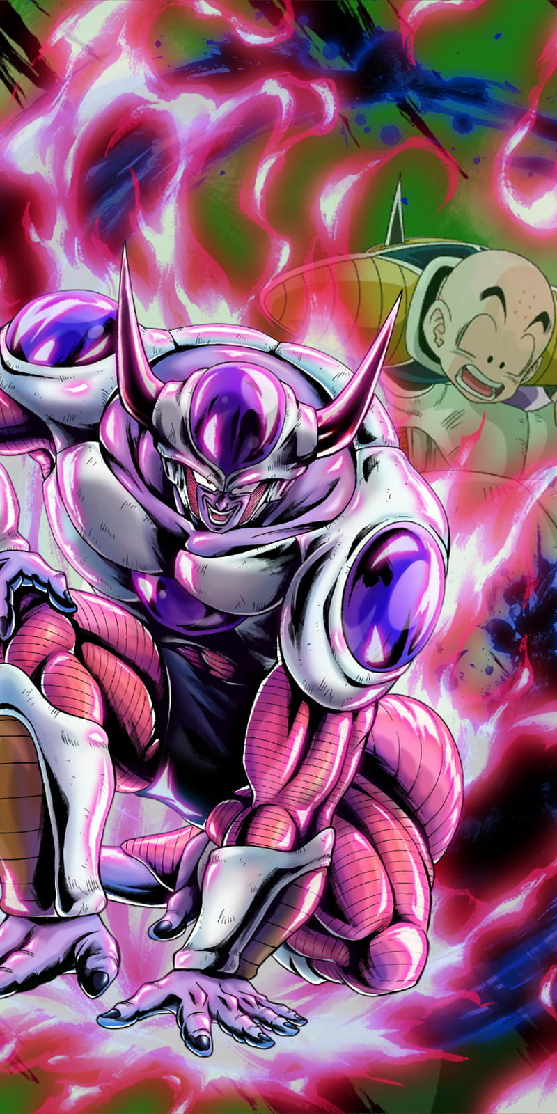 800x1600 Frieza 2da forma, ball, dragonball, super, black, HD phone wallpaper