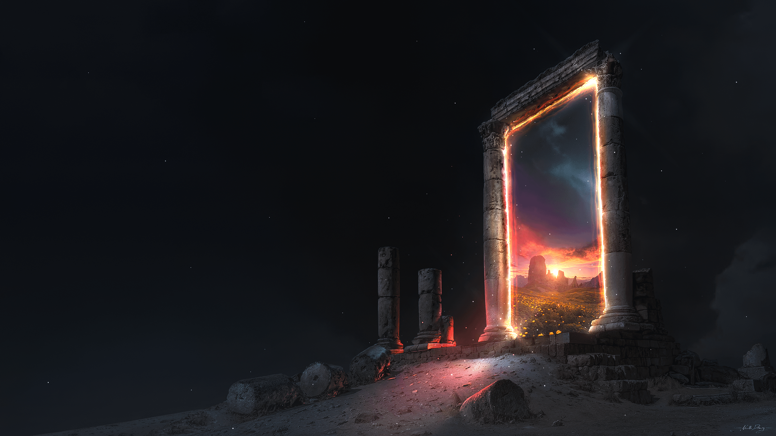 2560x1440 Portal to another world (2560x1440)